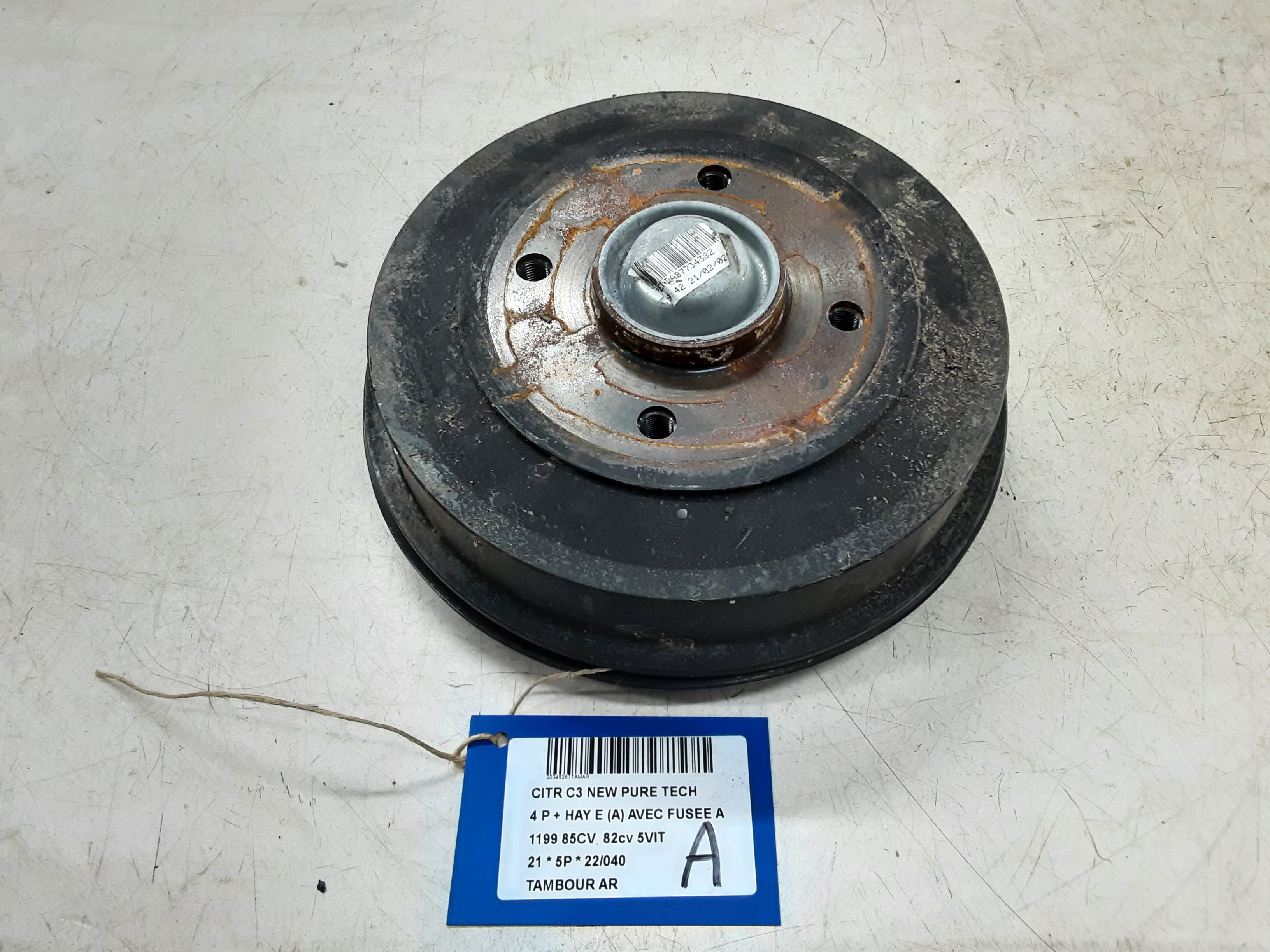 REMTROMMEL ACHTER Citroen C3