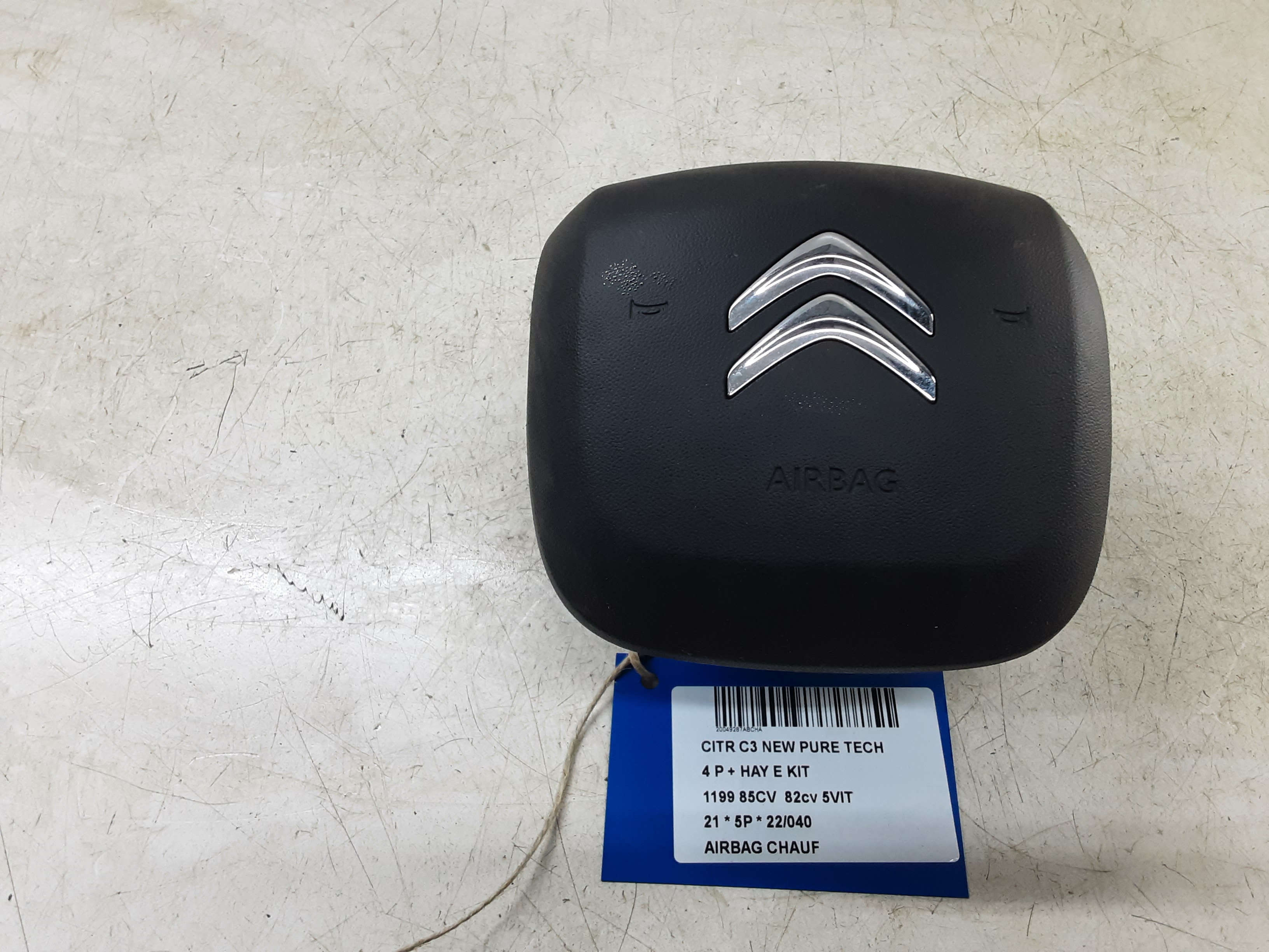 AIRBAG STUUR Citroen C3 (III) 10/16-9/20