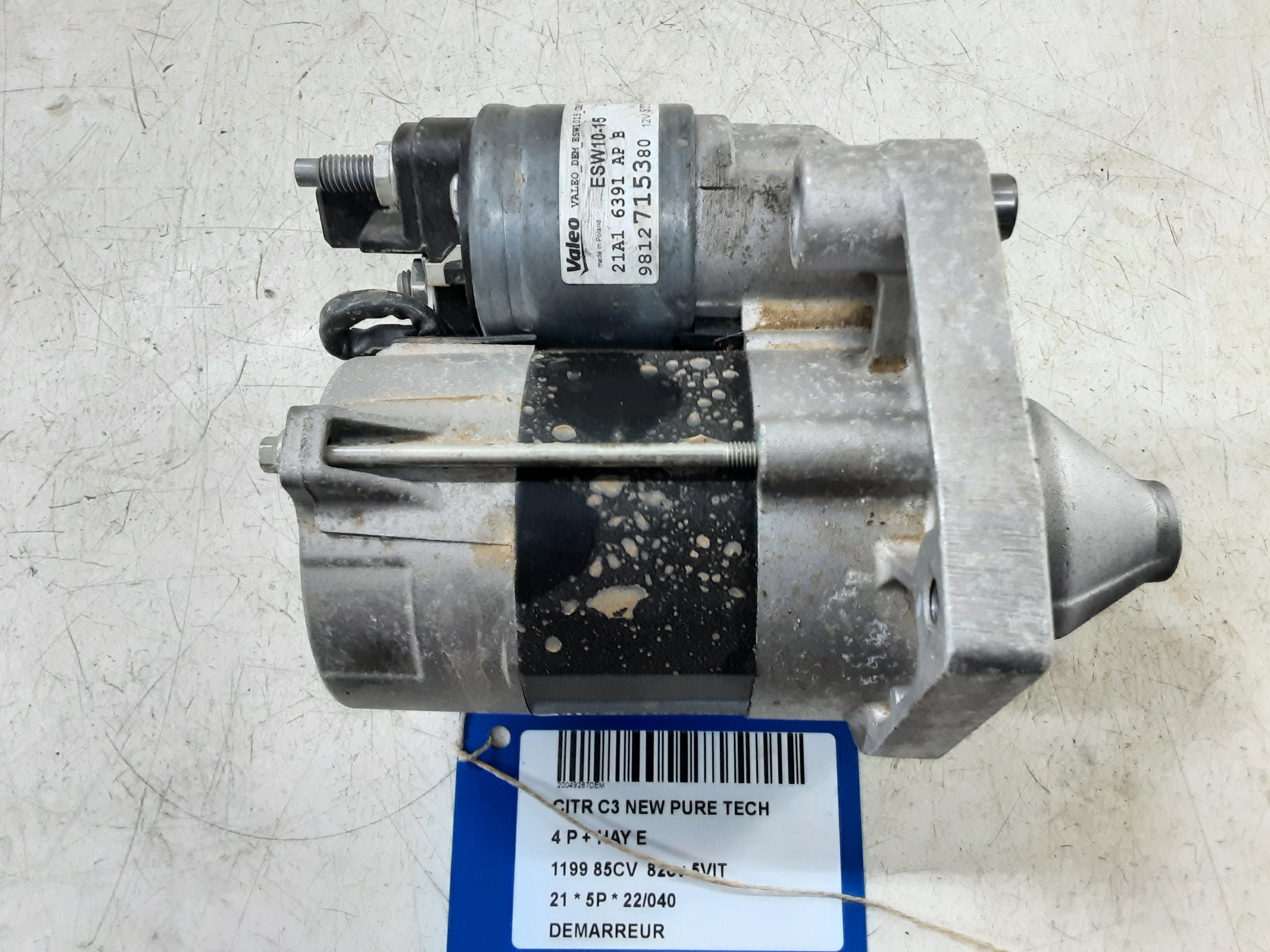 STARTMOTOR Citroen C3 (III) 10/16-9/20