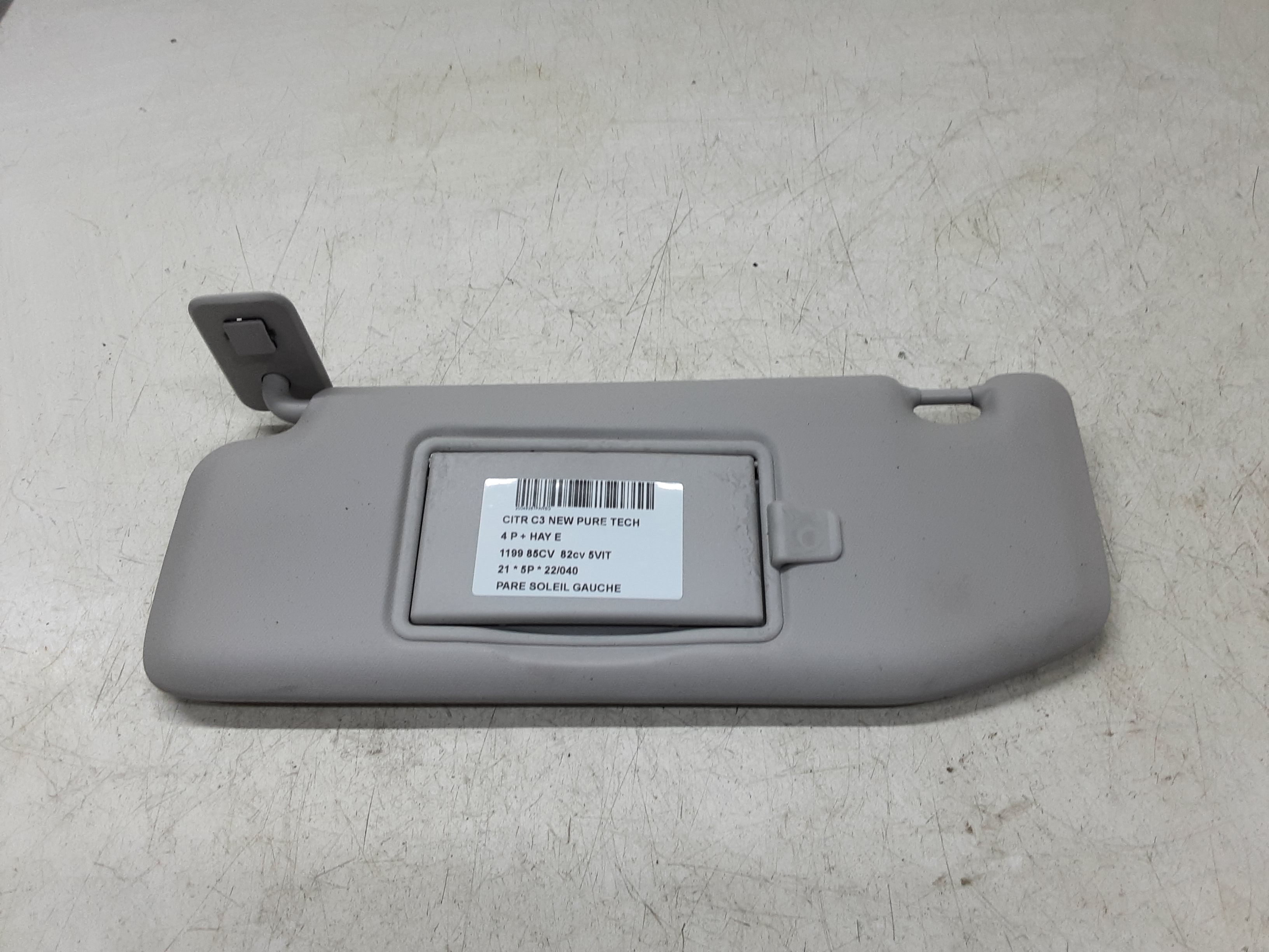 ZONNEKLEP LINKS Citroen C3 (III) 10/16-9/20