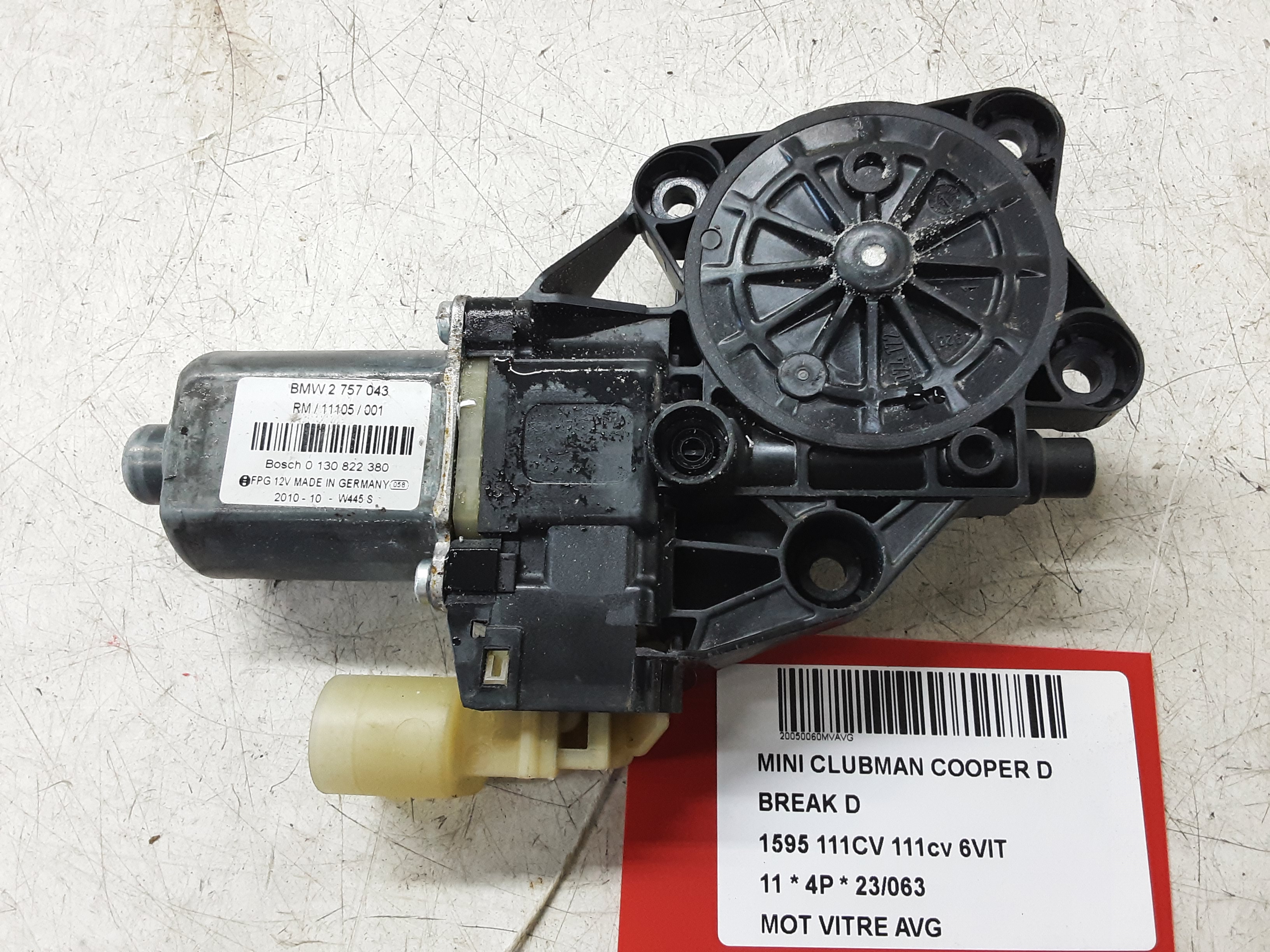 MOTOR RUITMECHANISME VOOR LINKS Mini R55 : Clubman  09/2010 &gt; 2014
