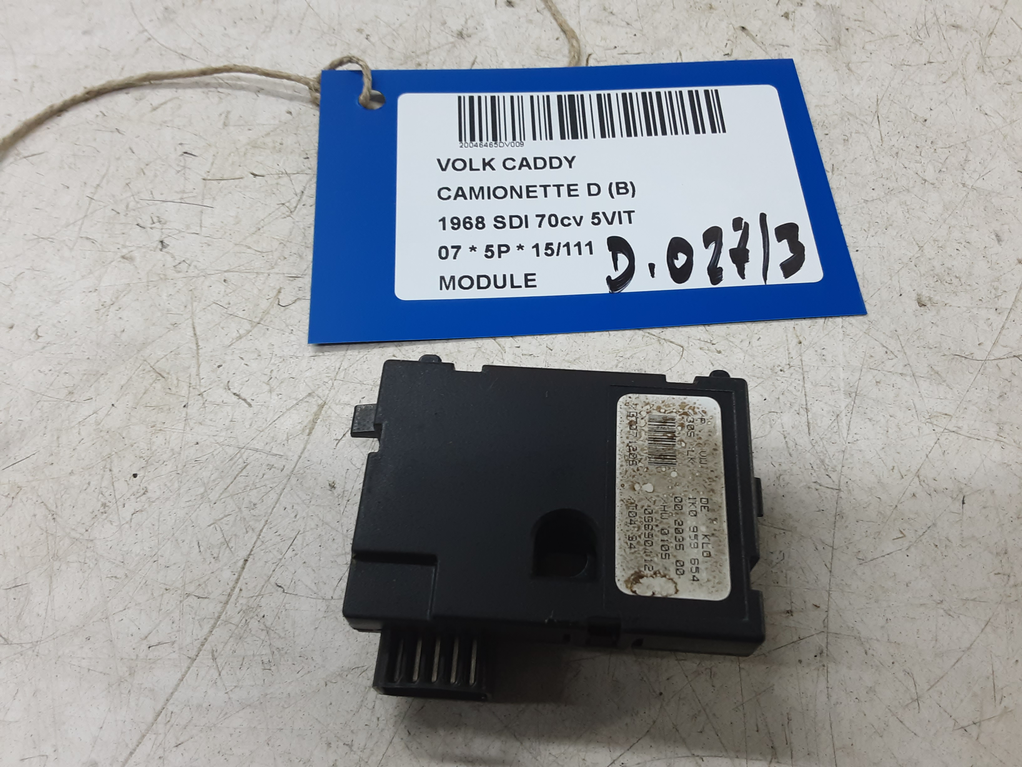MODULE Vw CADDY 04 - 09/10