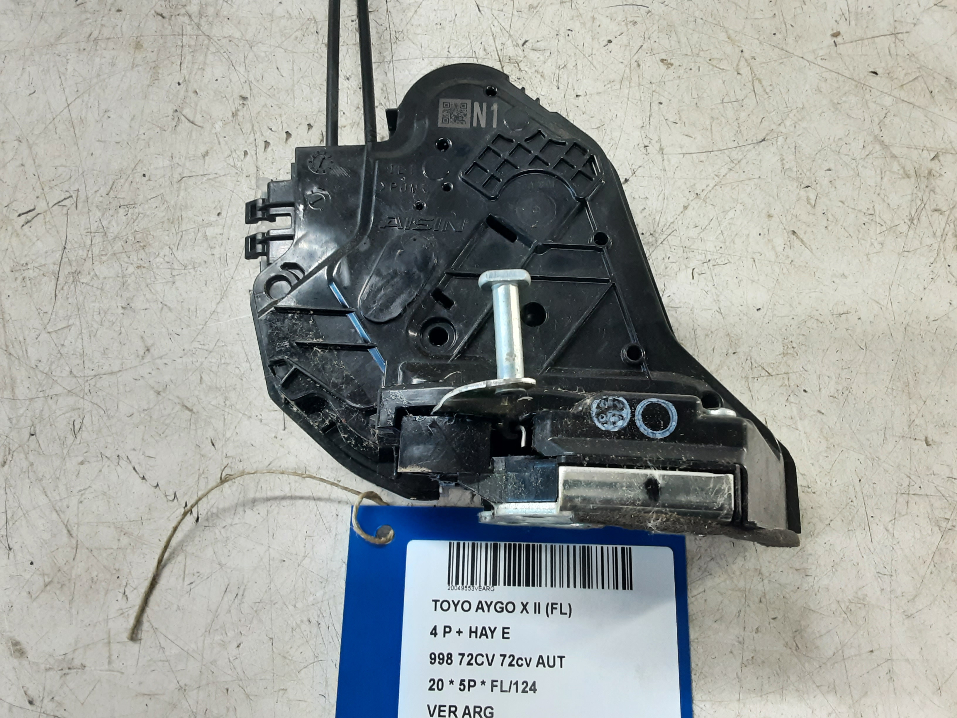 VERGRENDELING ACHTER LINKS Toyota AYGO II Face Lift 6/18+