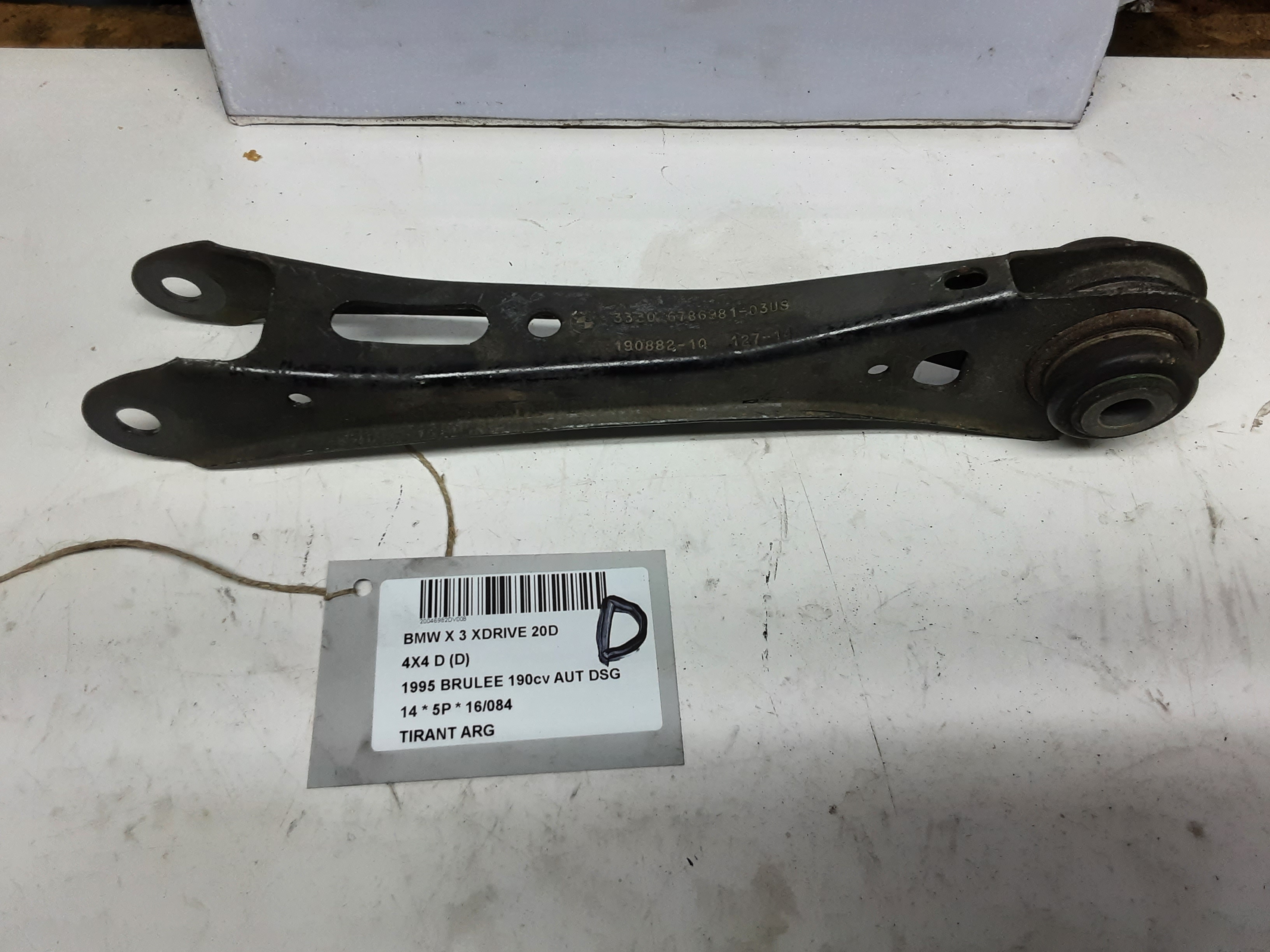 DRAAGARM ACHTER LINKS Bmw X3 F25 04/14 - 17
