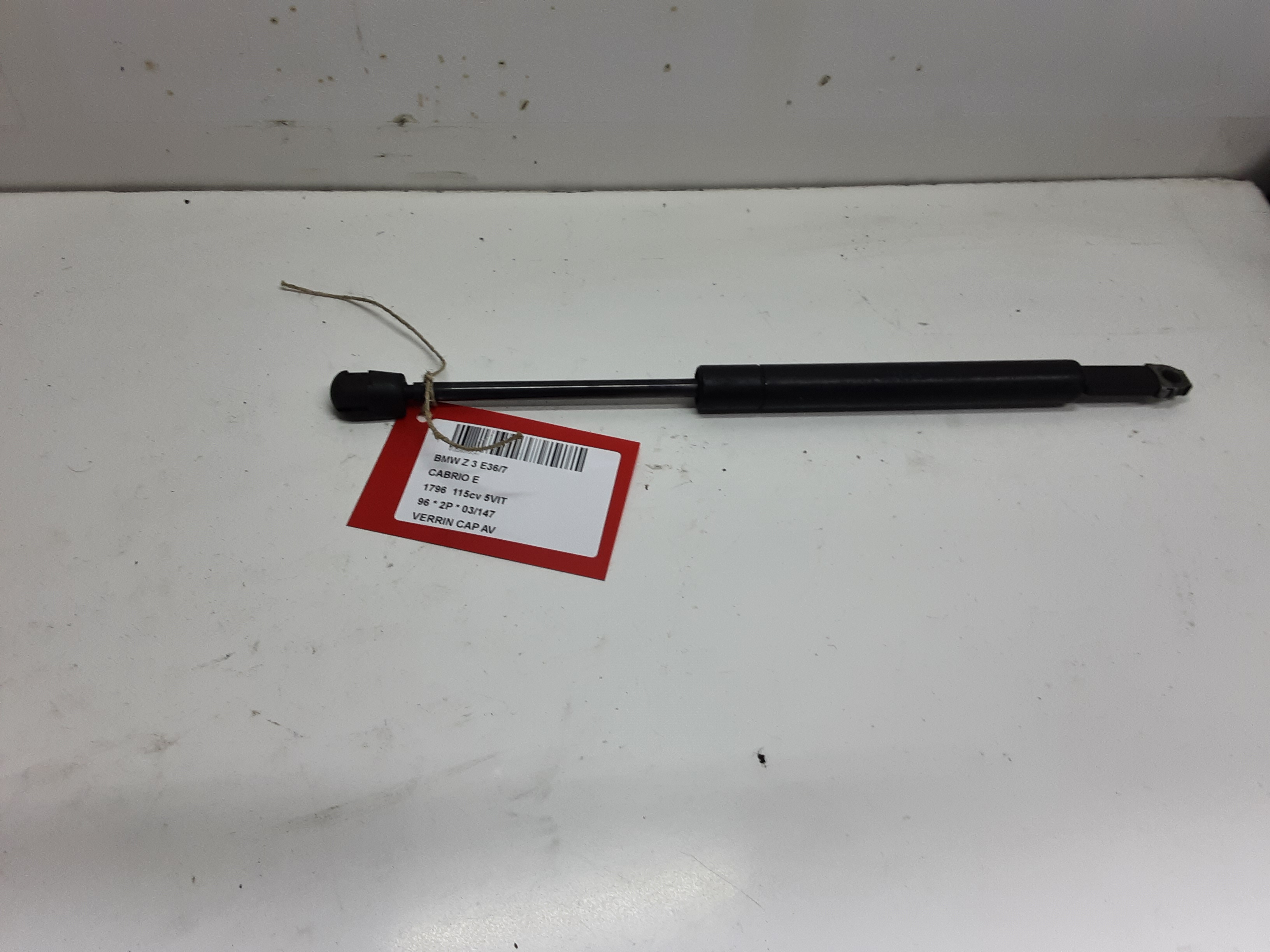 DRUKVEER MOTORKAP Bmw Z3 E36 10/95 - 06/03