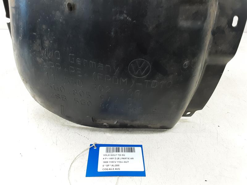 INNER FENDER LEFT FRONT Vw GOLF VII 11/12 - 17