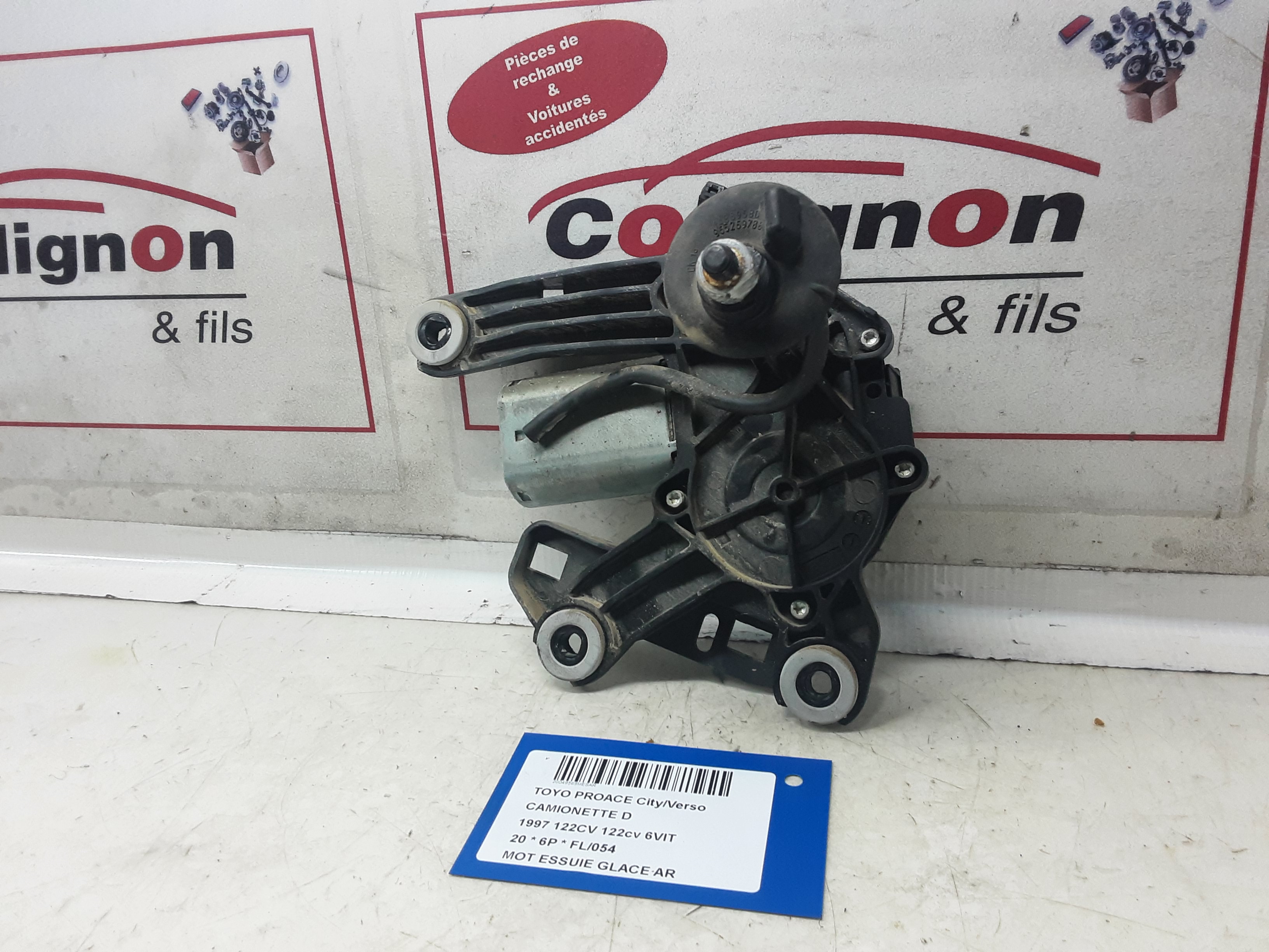 RUITENWISSERMOTOR ACHTER Toyota PROACE 16+