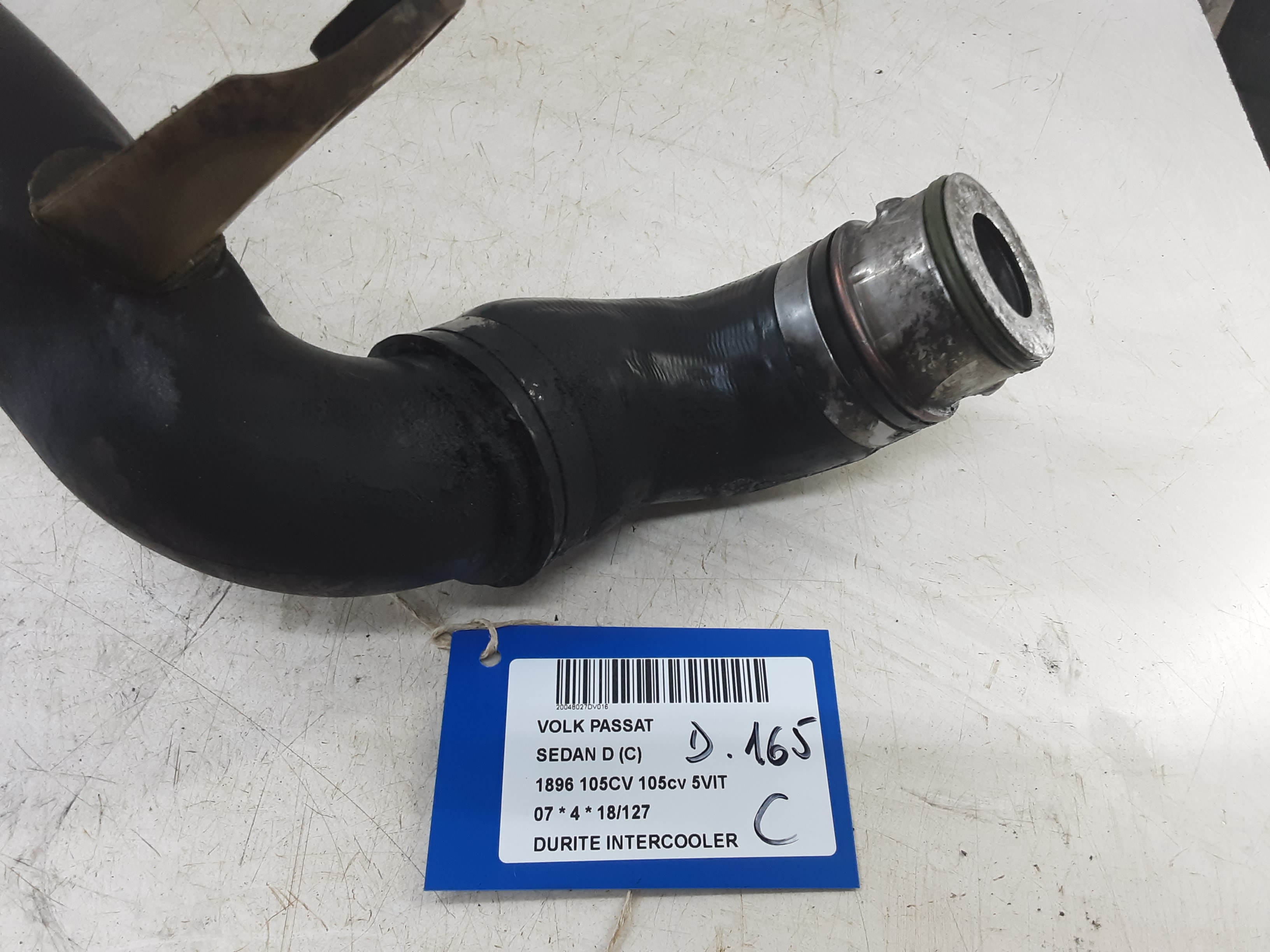 INTERCOOLER SLANG Vw PASSAT 02/05 - 11/10