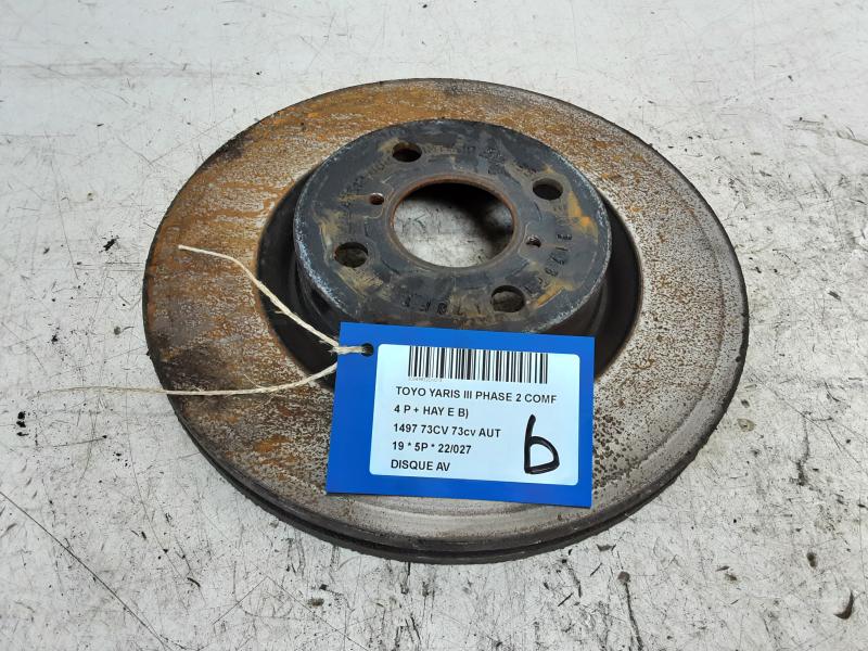 REMSCHIJF VOOR Toyota YARIS (5) 9/14 - 2/20