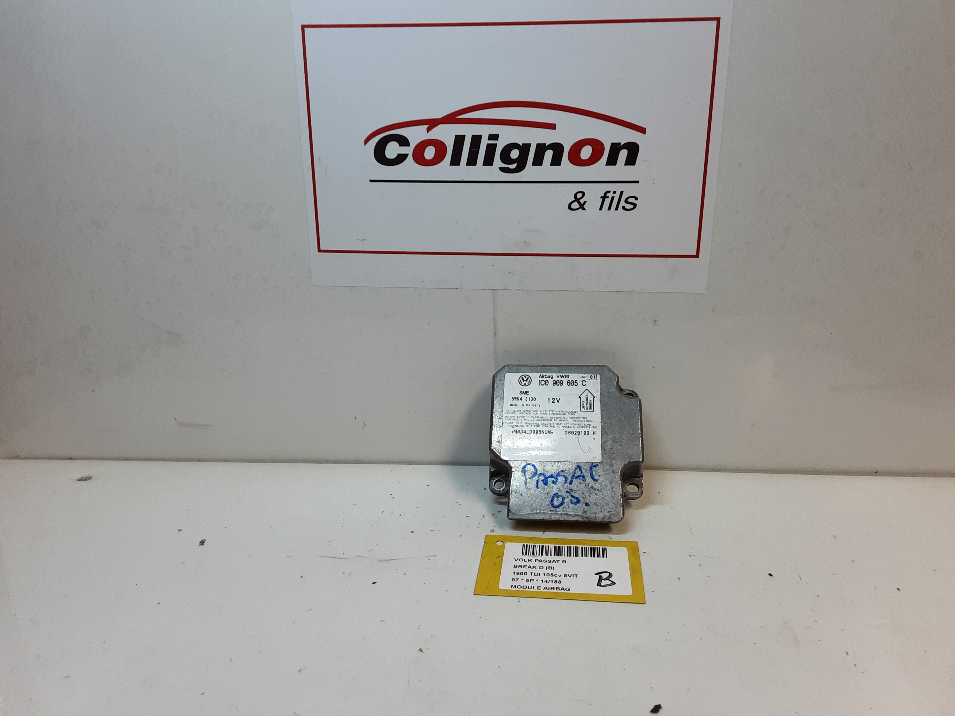 AIRBAG MODULE Vw PASSAT 02/05 - 11/10