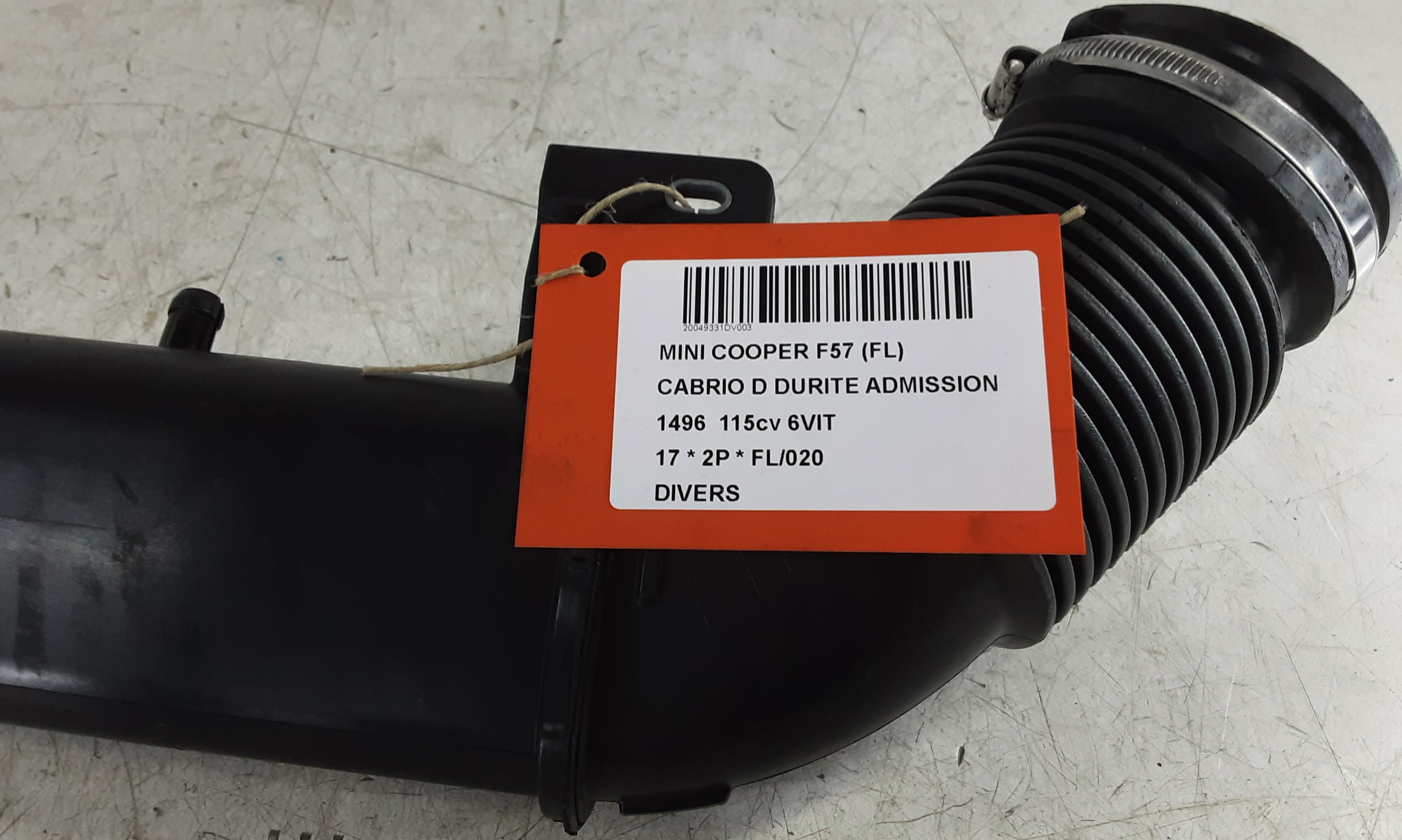 DIVERS Mini F57 Cabrio : 11/15 &gt;