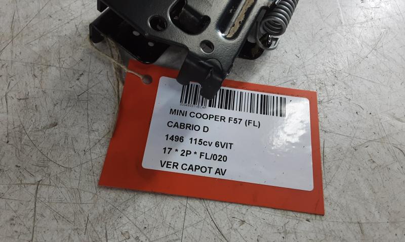 VERGRENDELING MOTORKAP Mini F57 Cabrio : 11/15 >