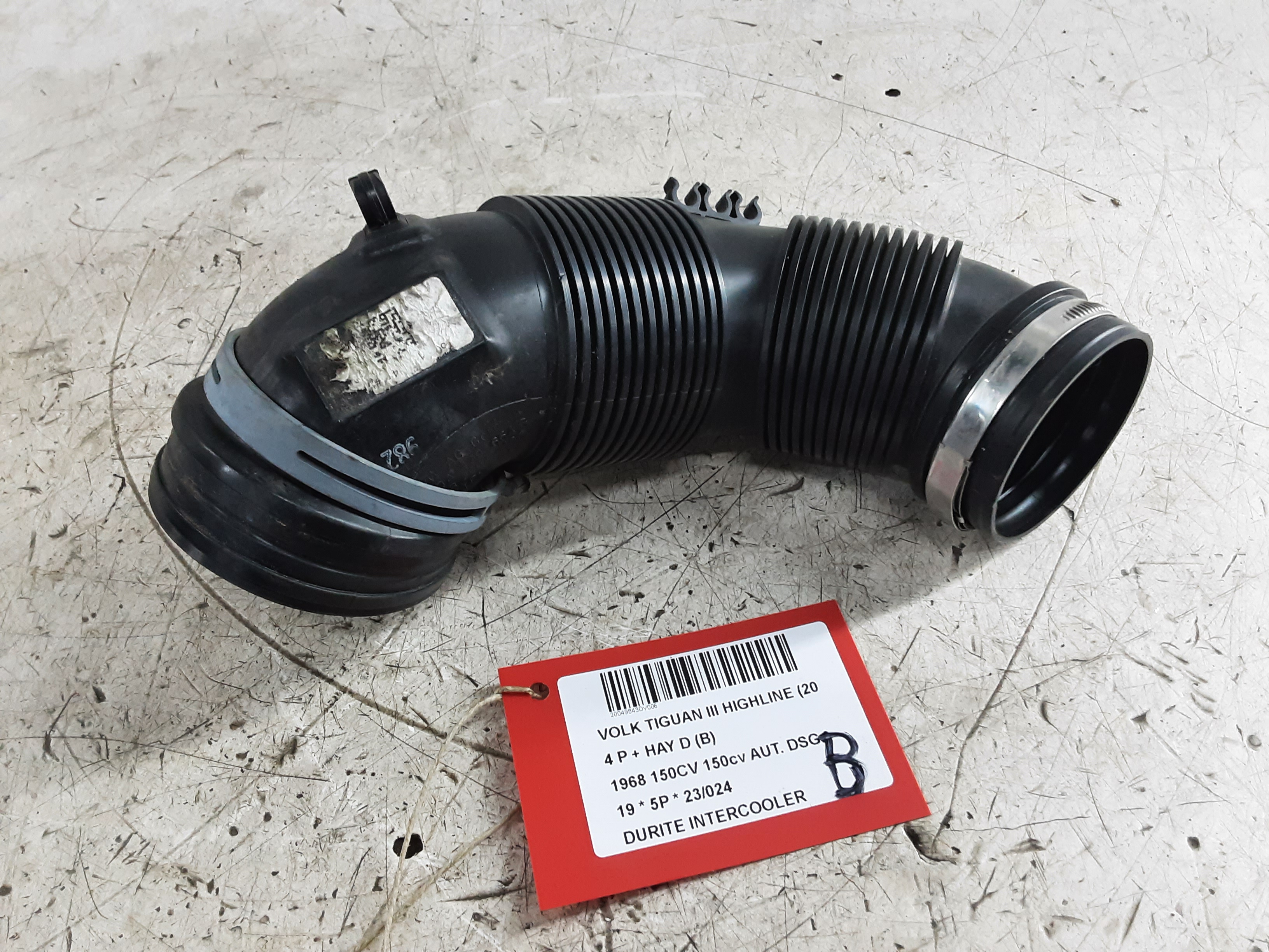 INTERCOOLER SLANG Vw TIGUAN (3) 02/16- 10/20