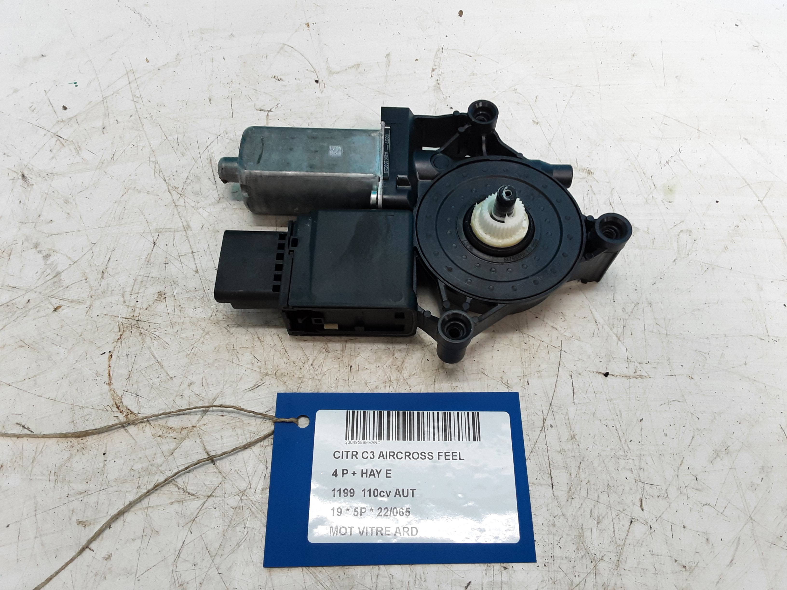 MOTOR RUITMECHANISME ACHTER RECHTS Citroen C3 AIRCROSS 07/17+