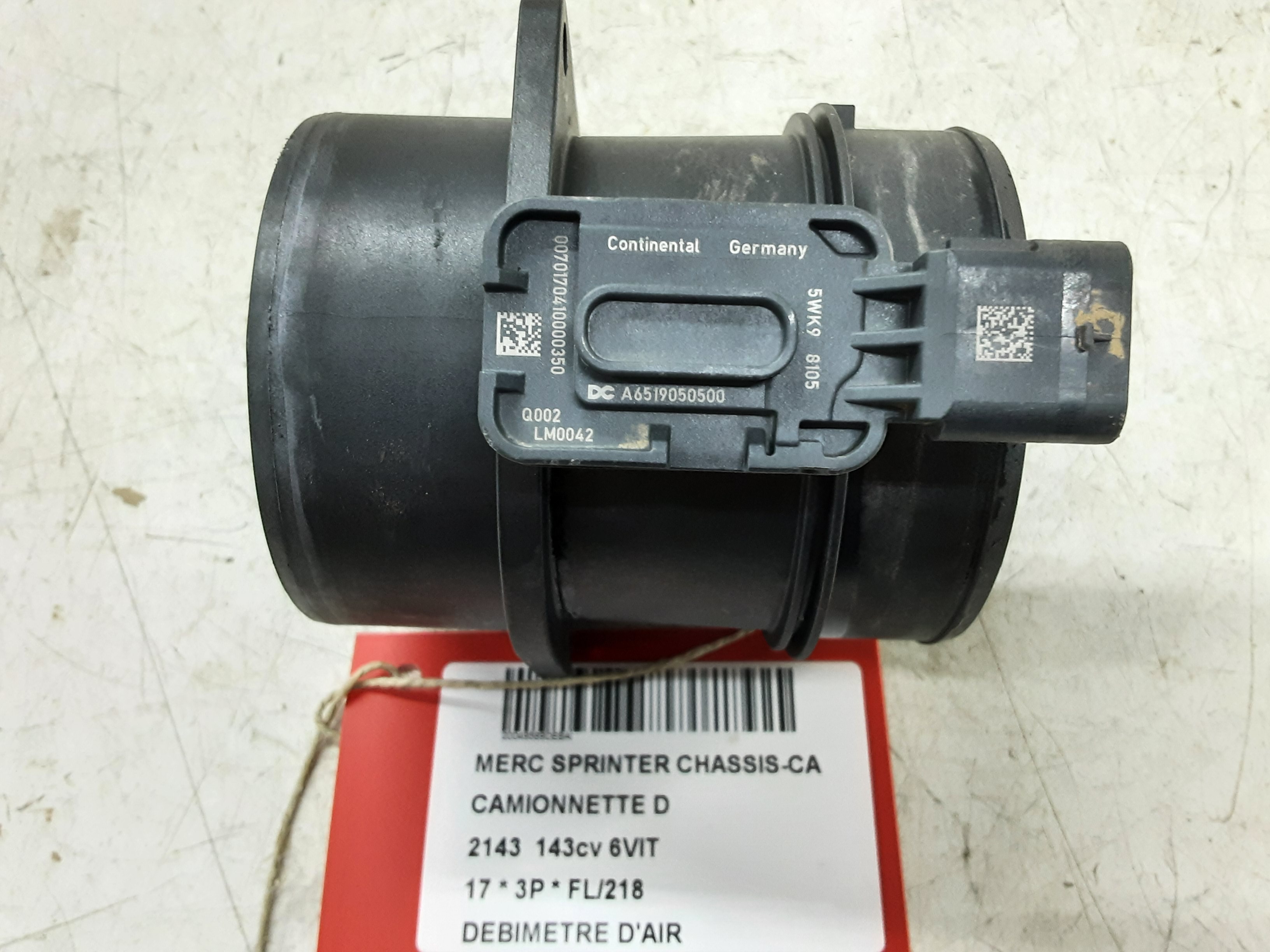 DEBIMETRE D&#039;AIR Mercedes-Benz Sprinter