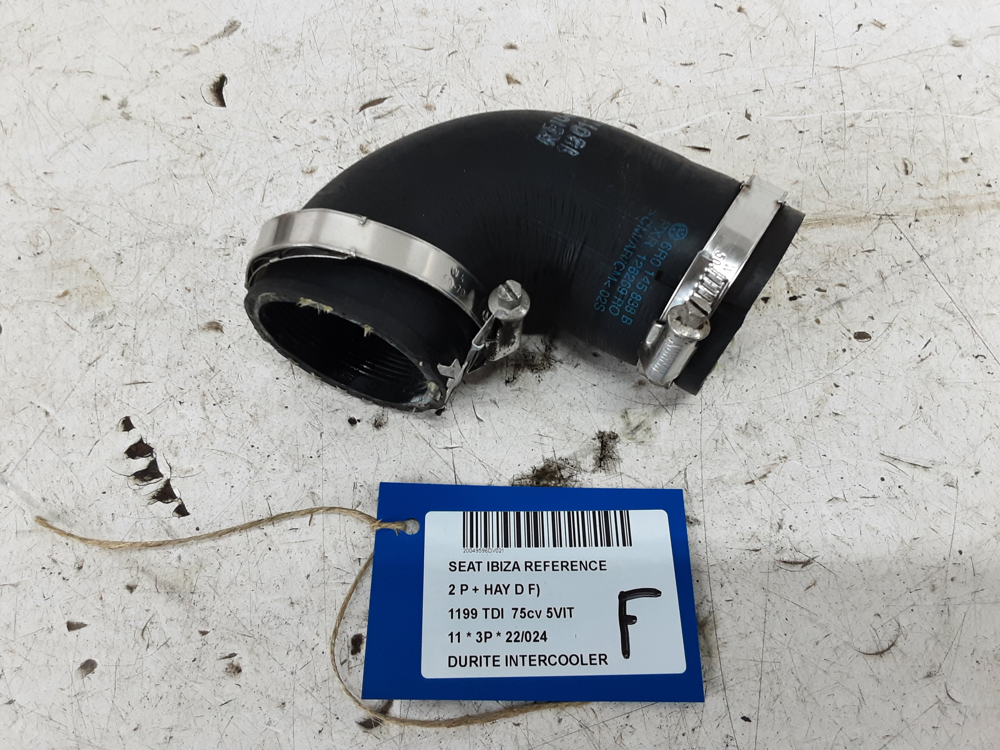 DURITE INTERCOOLER Seat IBIZA MK4 (6J) 08 - 12