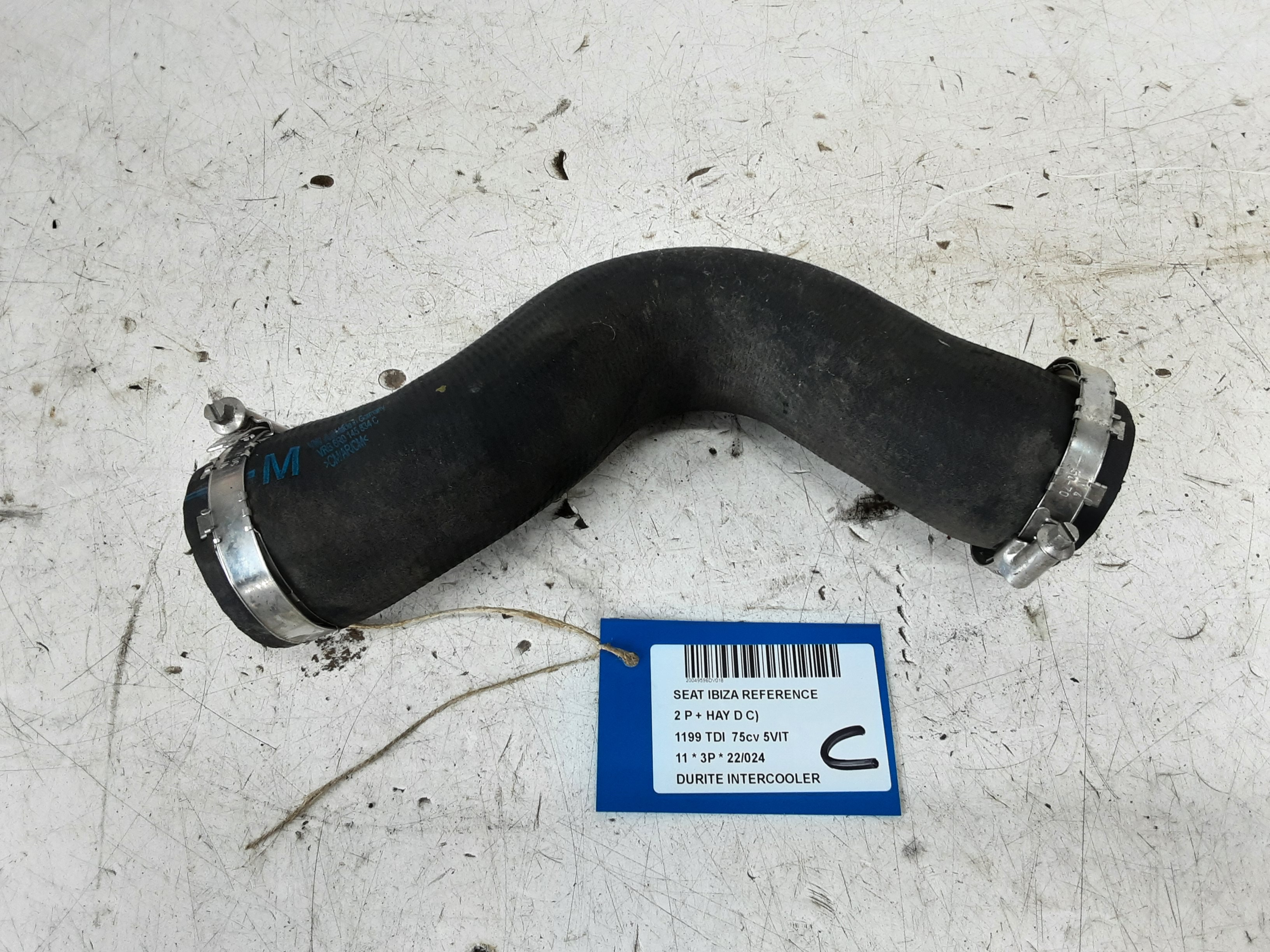 INTERCOOLER SLANG Seat IBIZA MK4 (6J) 08 - 12