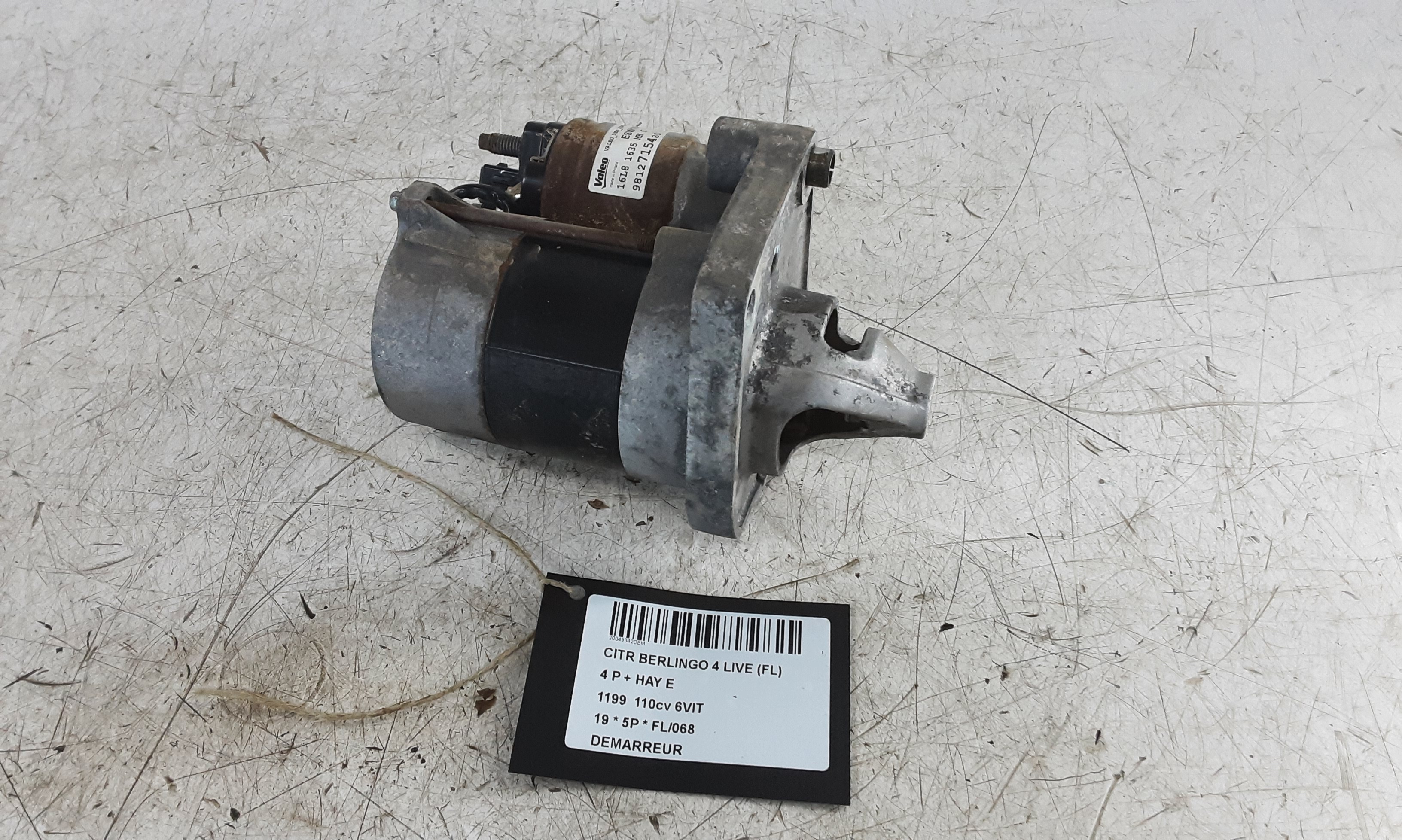 STARTMOTOR Citroen BERLINGO 9/18+