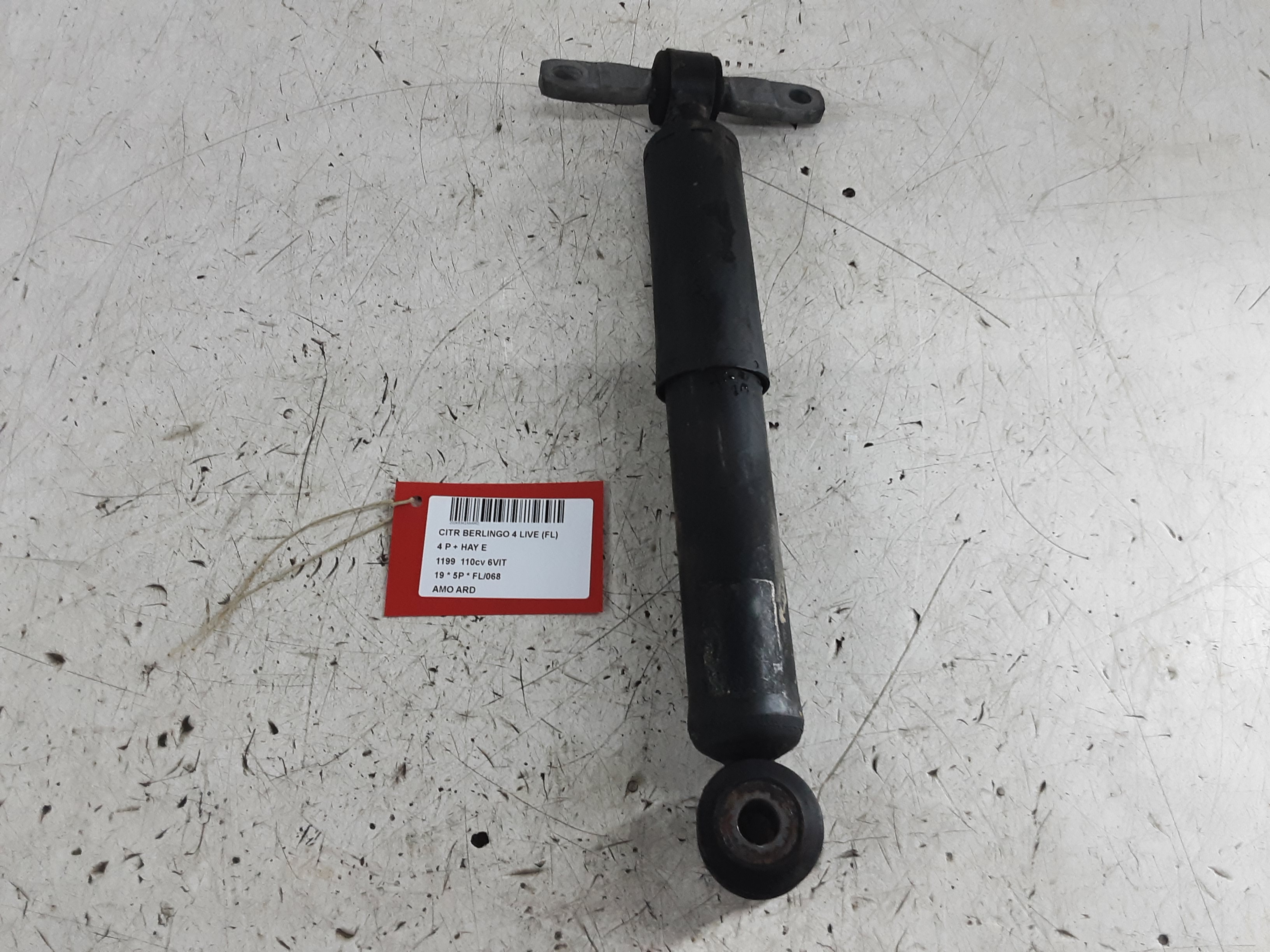SCHOKBREKER ACHTER RECHTS Citroen BERLINGO 9/18+