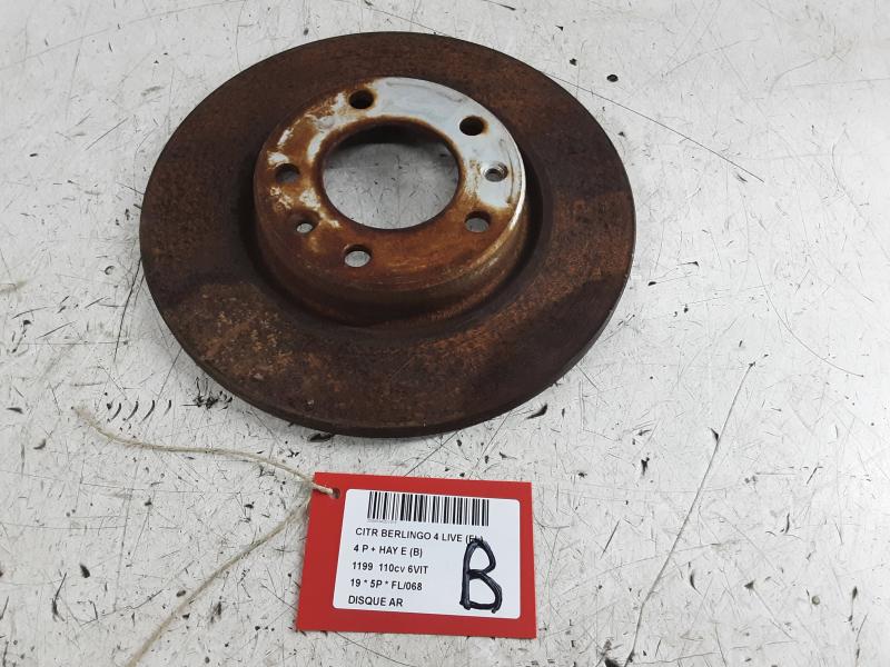 REAR BRAKE DISC Citroen BERLINGO 9/18+