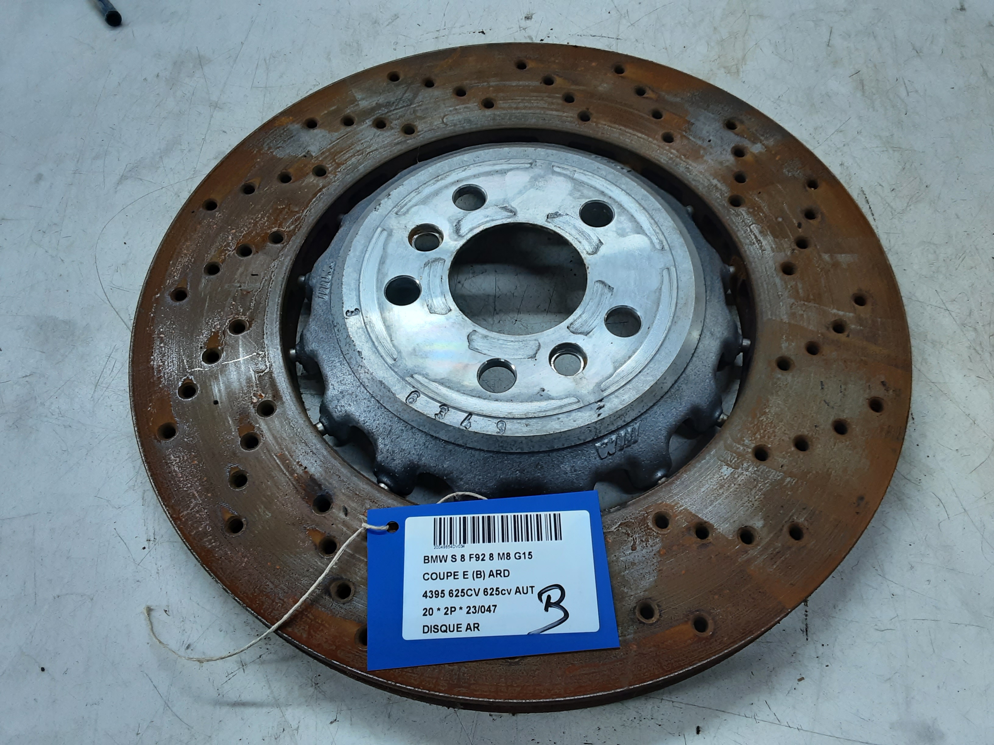 DISQUE ARRIERE Bmw 8 G14/15/16 7/18+