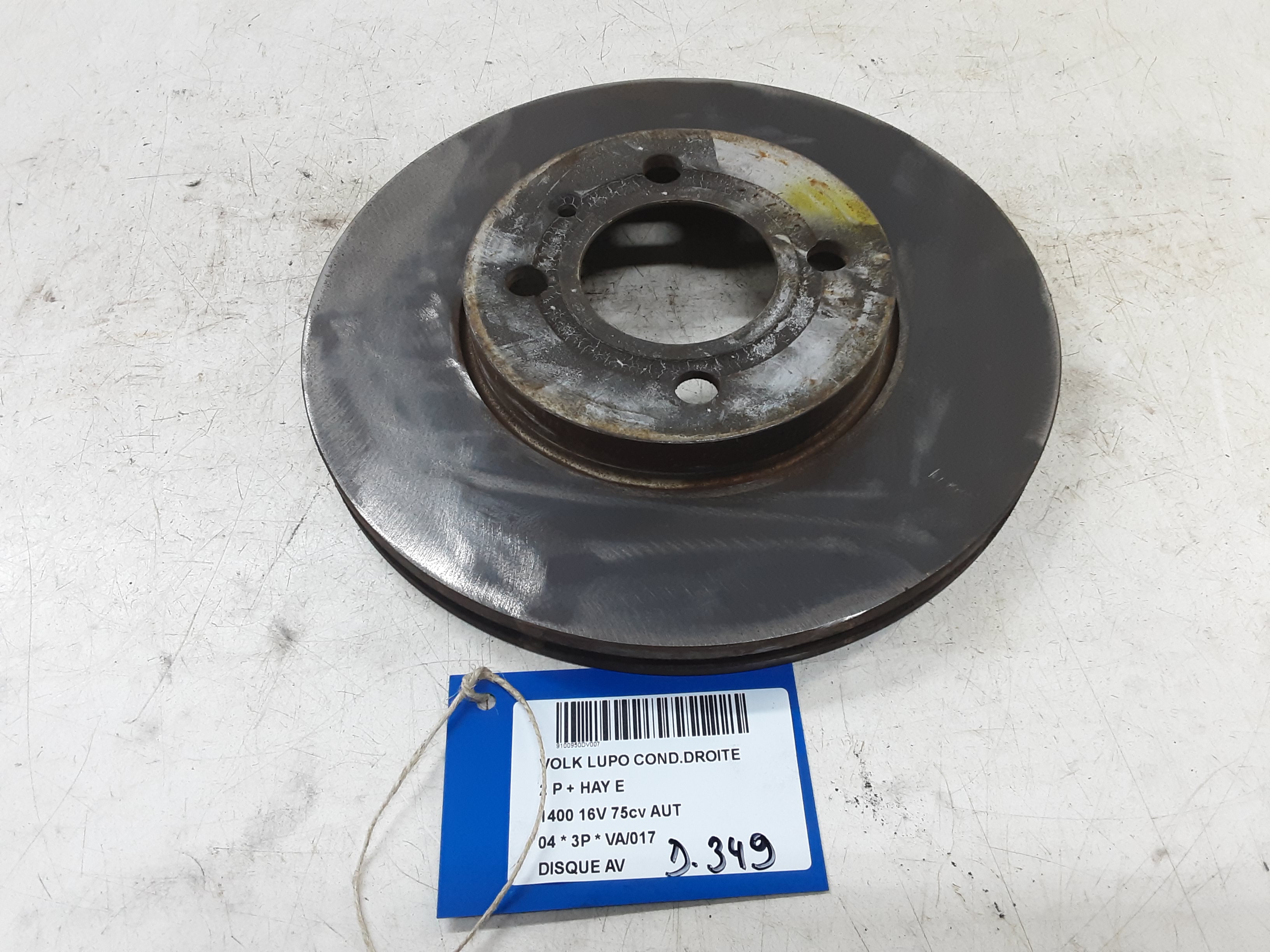 DISQUE AVANT Vw LUPO