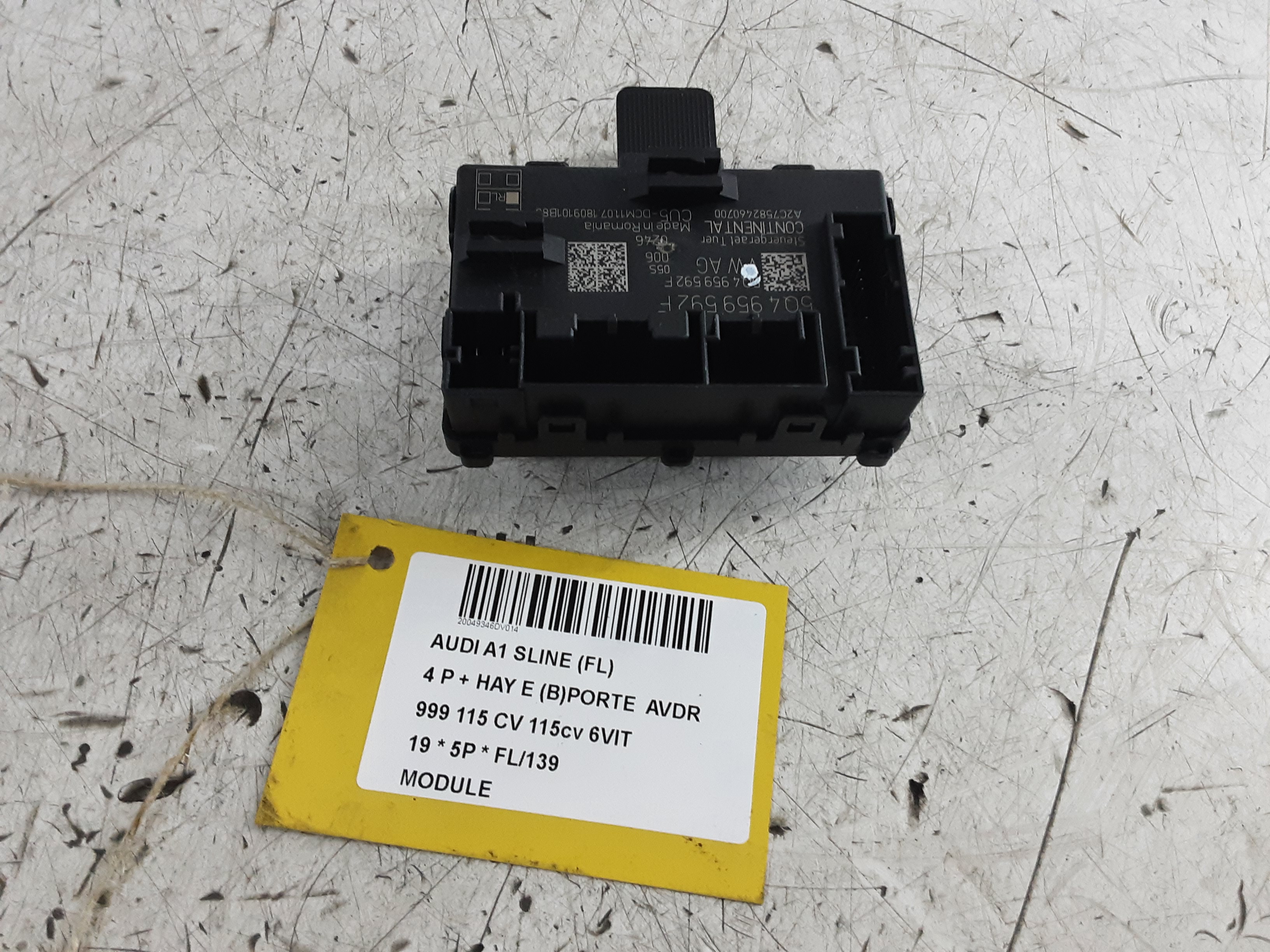 MODULE Audi A1 12/18+