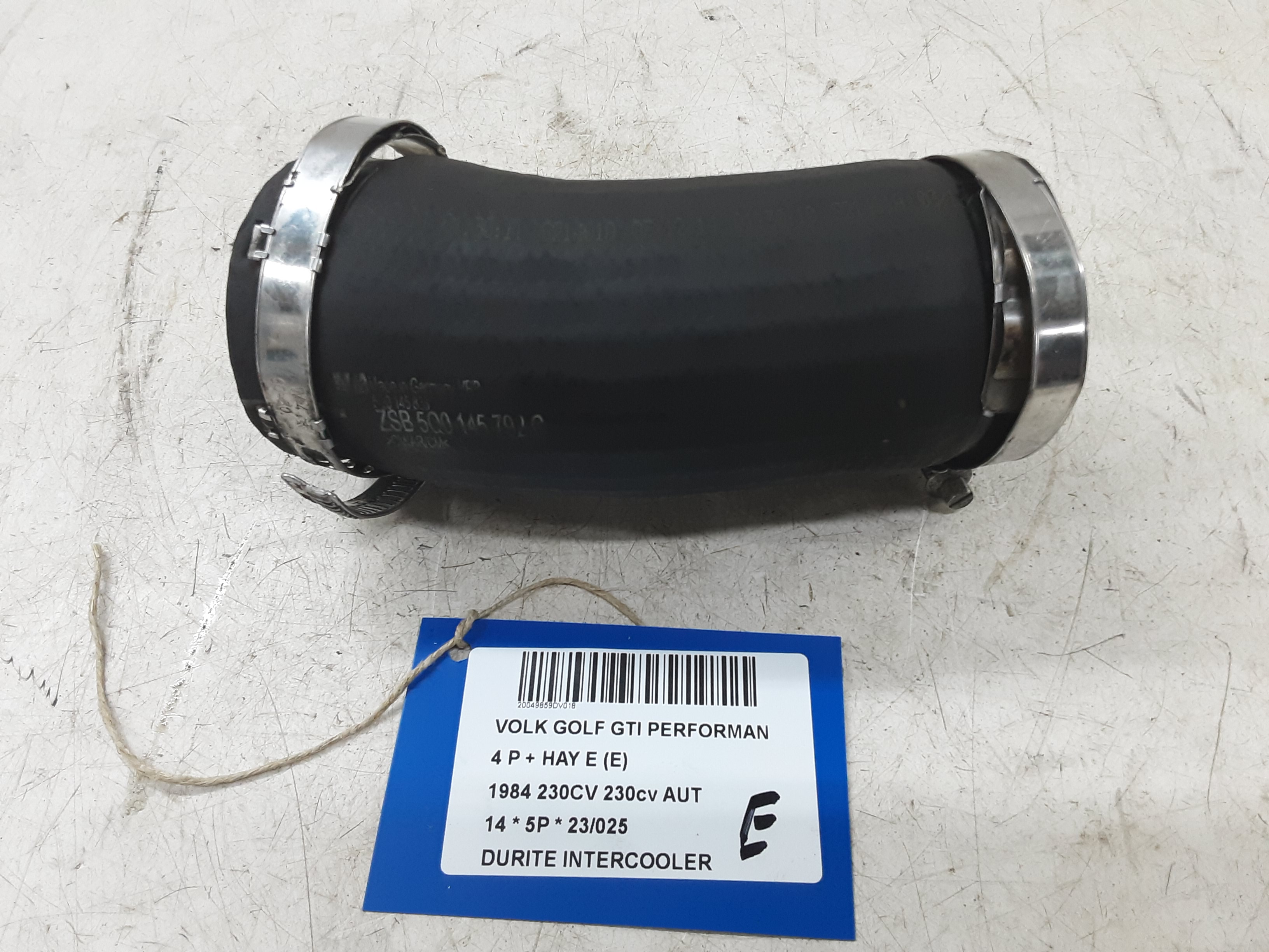 INTERCOOLER SLANG Vw GOLF VII 11/12 - 17