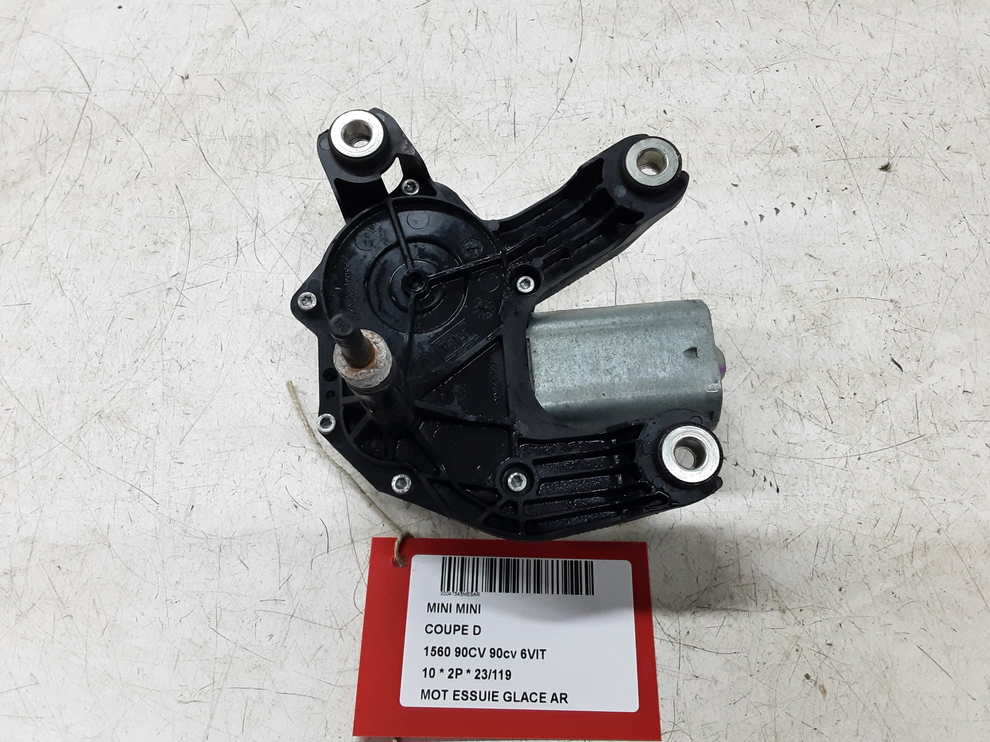 RUITENWISSERMOTOR ACHTER Mini R56 : 3-portes  11/06 &gt; 2010