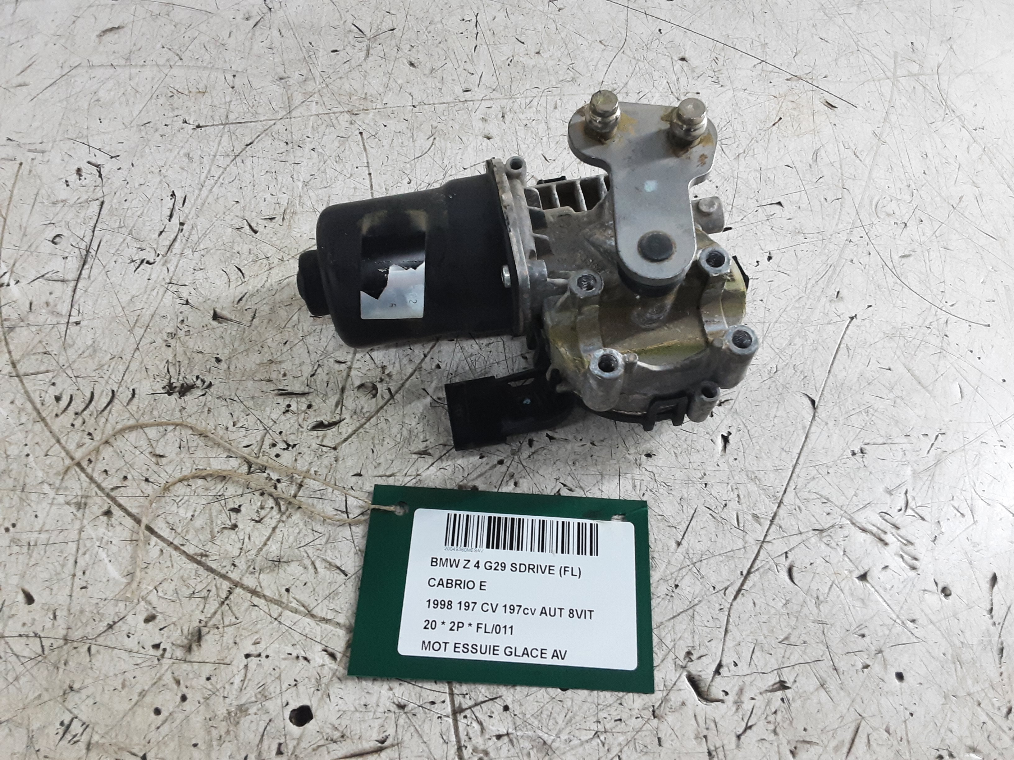 MOTOR RUITENWISSERS VOOR Bmw Z4 G29 11/18+