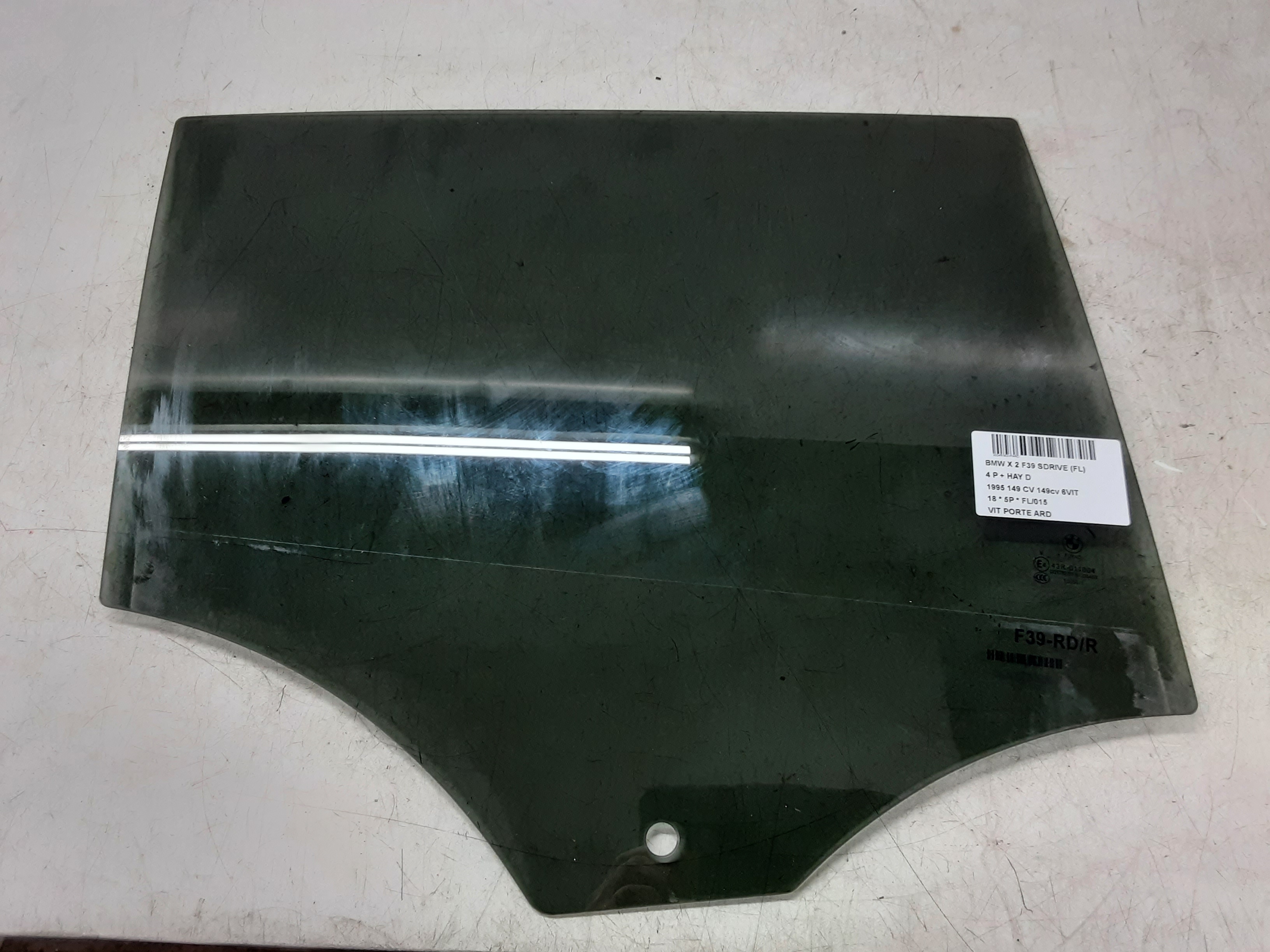 RUIT ACHTER RECHTS Bmw X 2 F39 03/18+