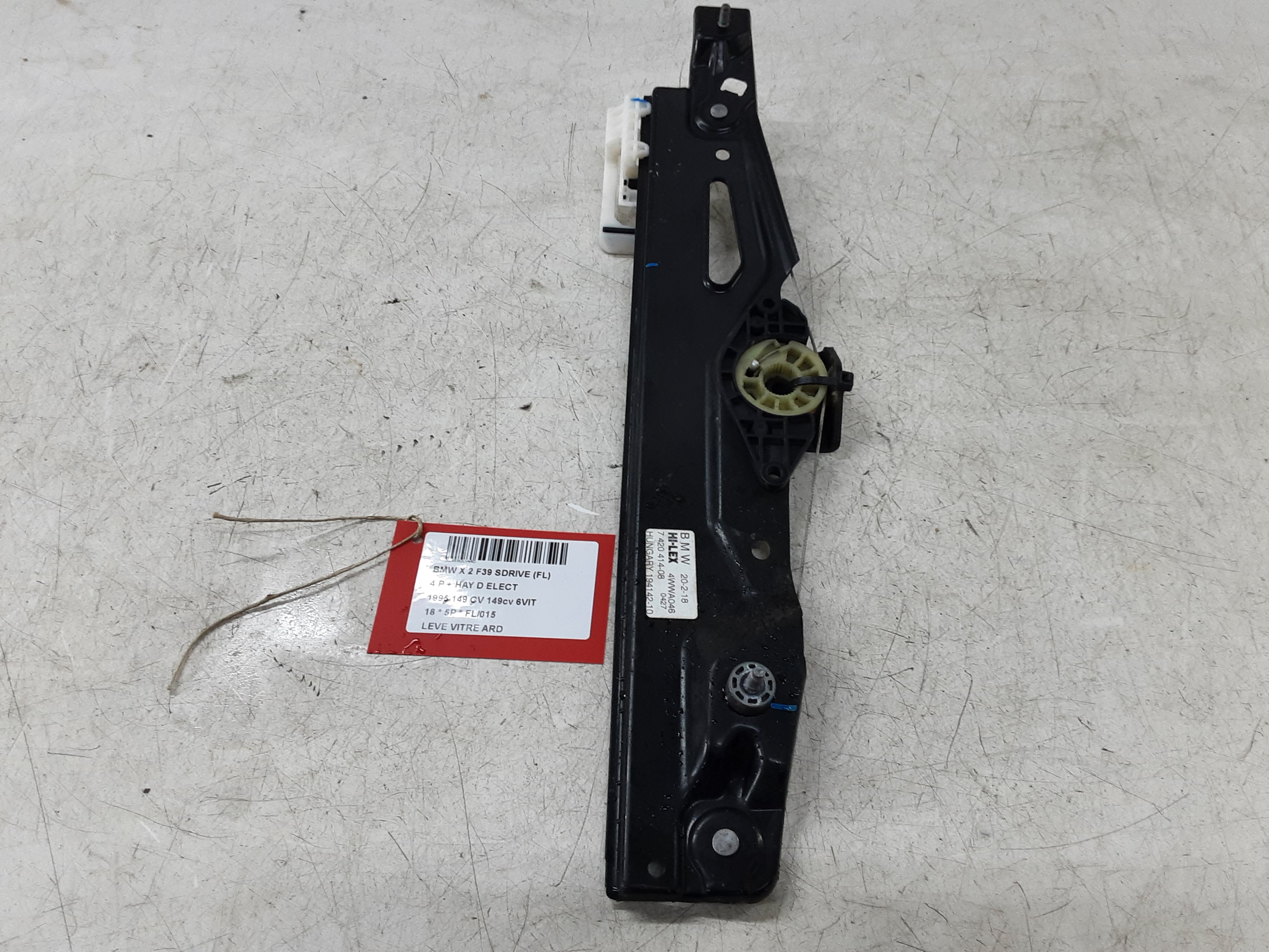 RUITMECHANISME ACHTER RECHTS Bmw X 2 F39 03/18+