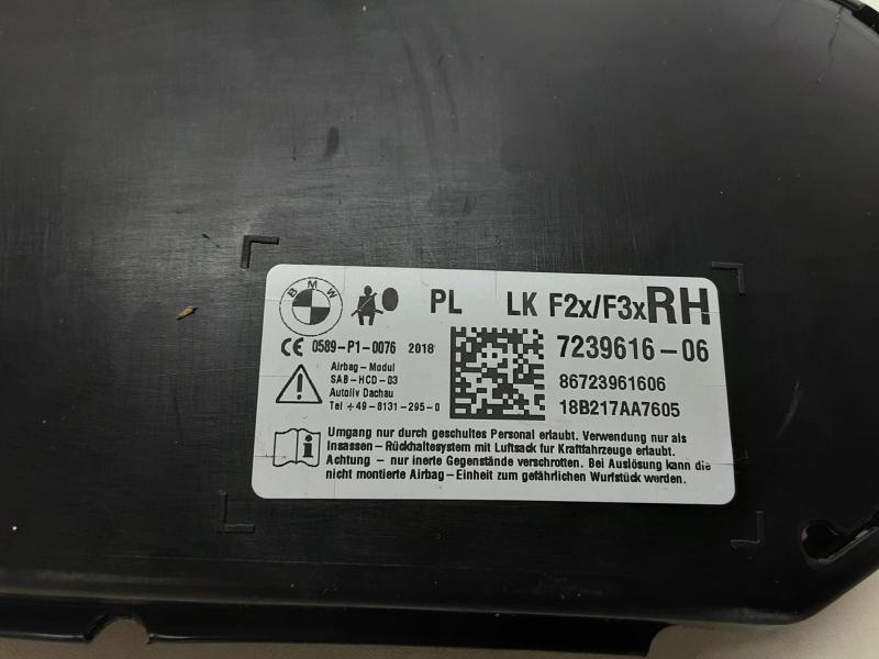 AIRBAG STOEL RECHTS VOOR Bmw 1 F20/F21 3/15 - 19