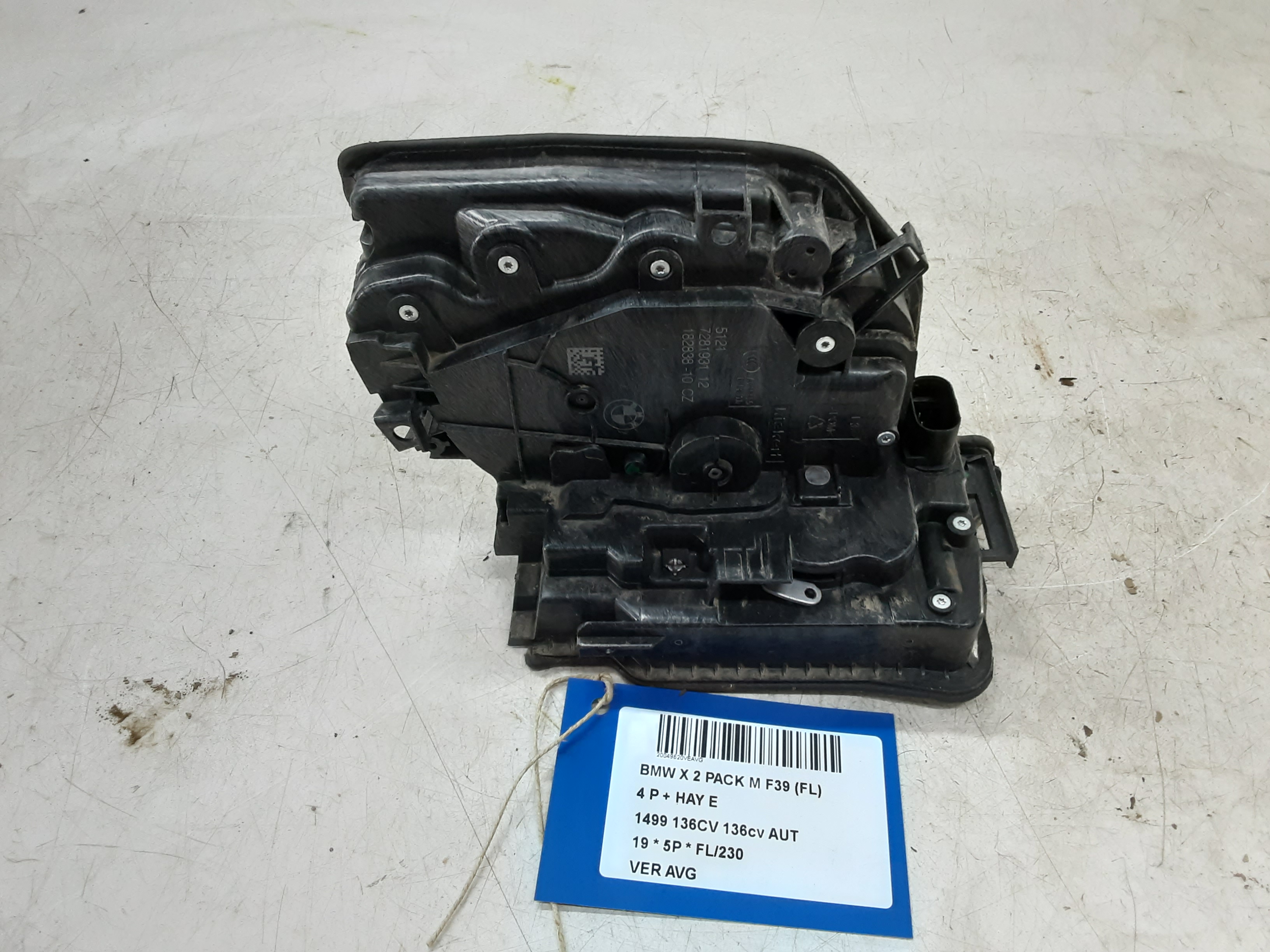 VERGRENDELING VOOR LINKS Bmw X 2 F39 03/18+