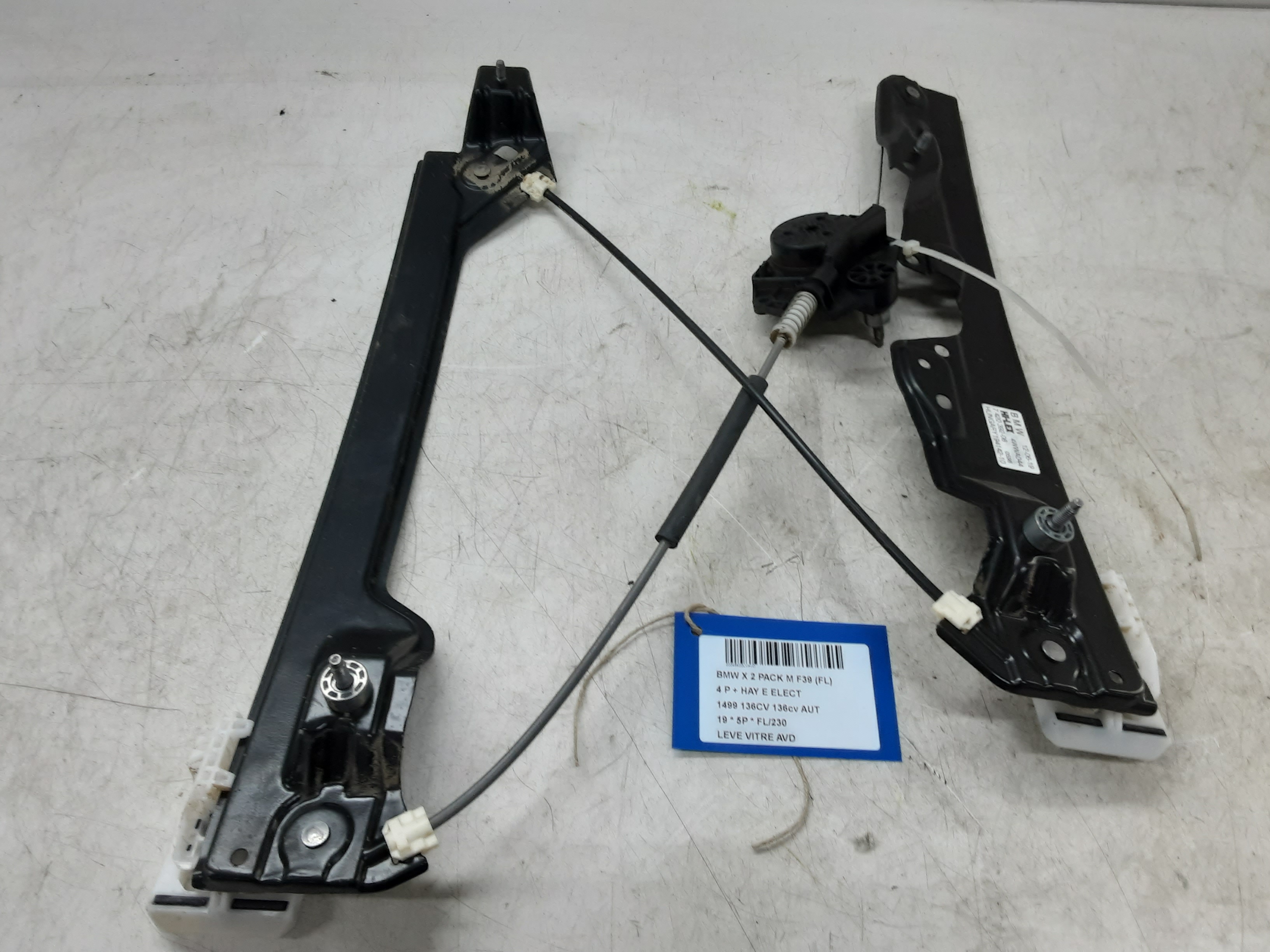 LEVE-VITRE DE PORTE AVANT DROITE Bmw X 2 F39 03/18+