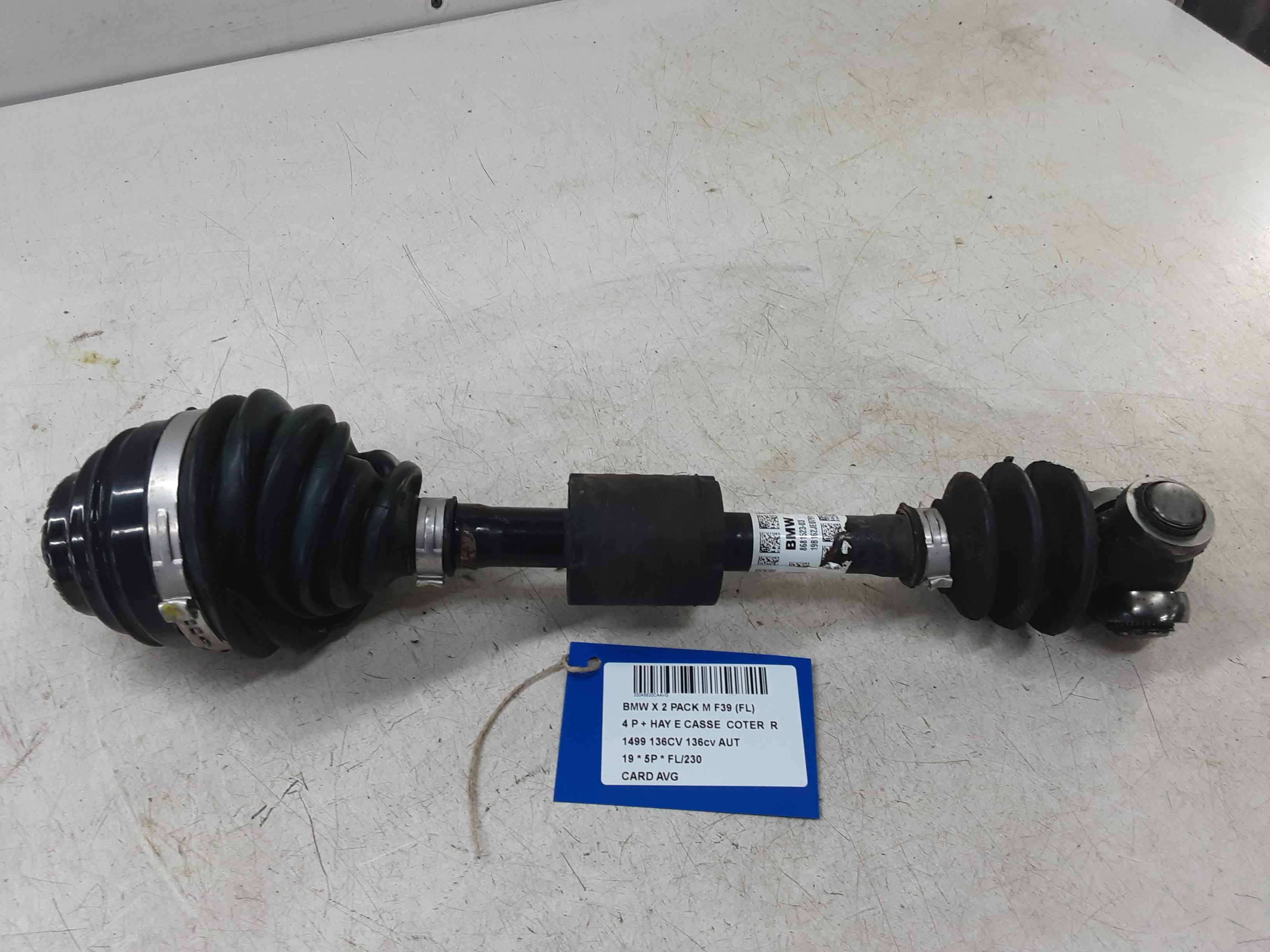 AANDRIJFAS VOOR LINKS Bmw X 2 F39 03/18+