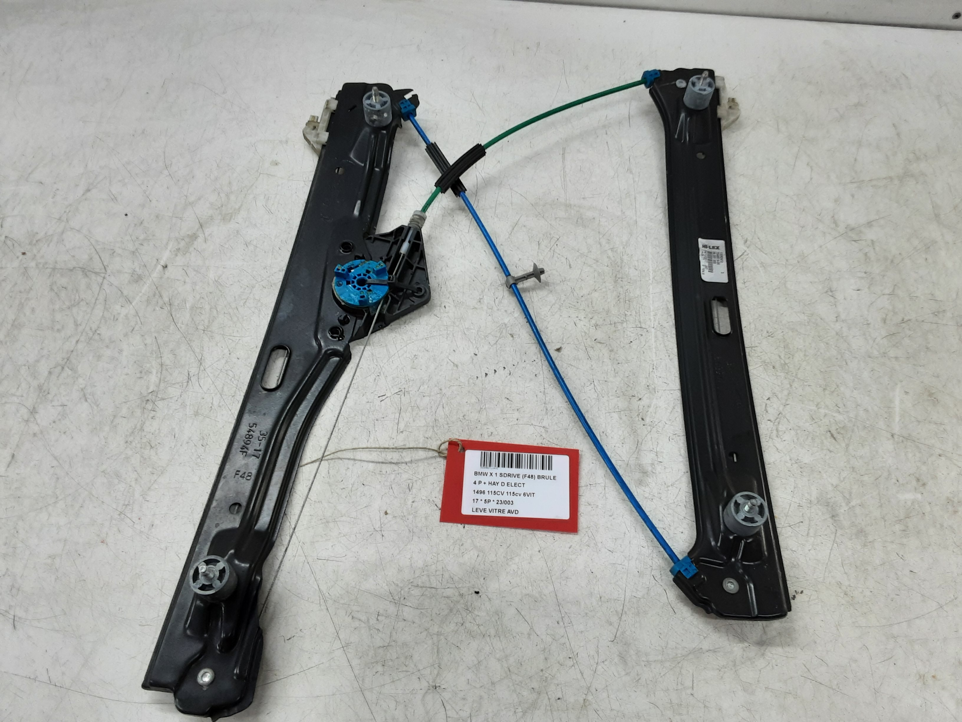 RUITMECHANISME VOOR RECHTS Bmw X1 F48 09/15 - 7/19