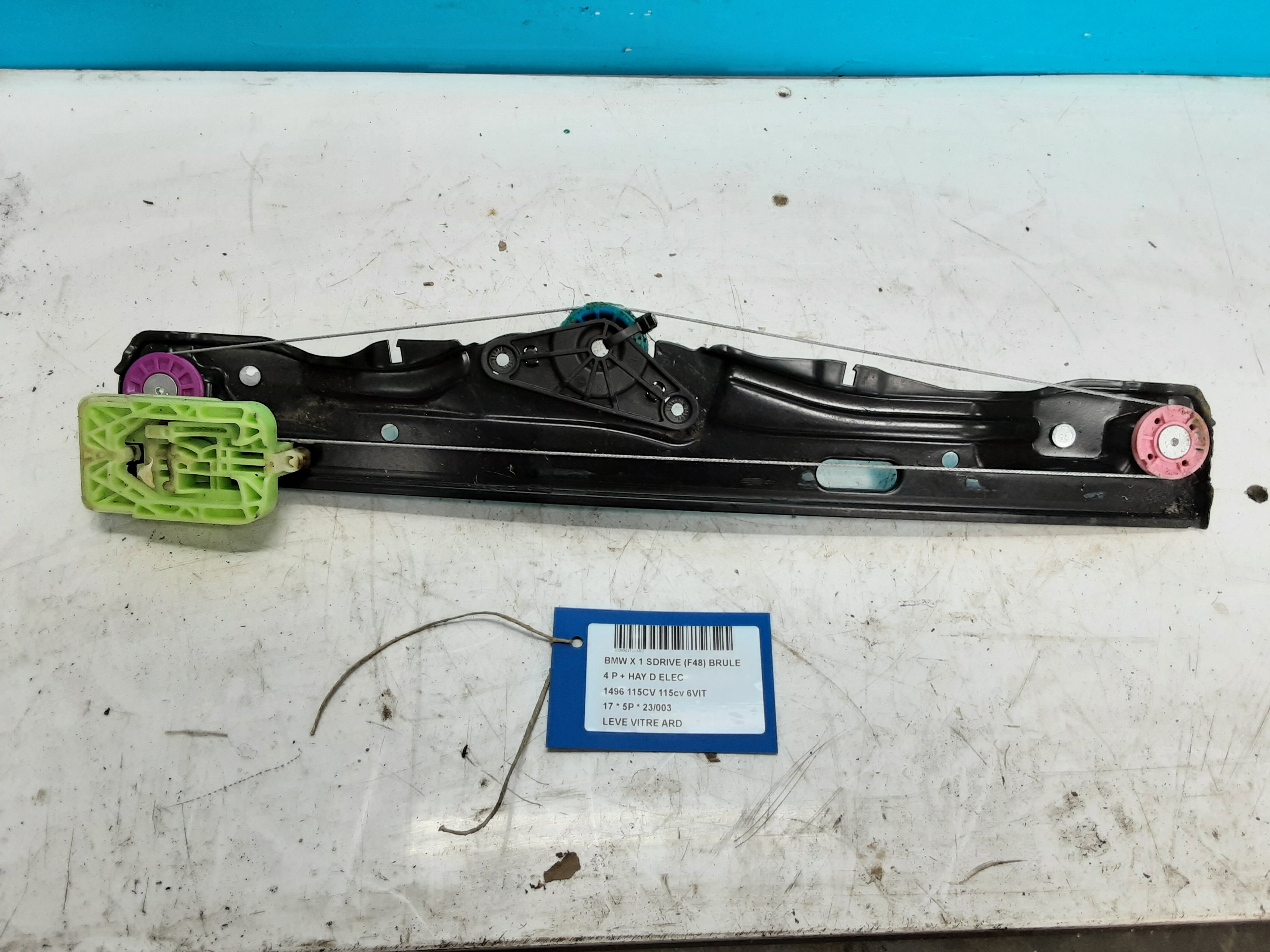 LEVE-VITRE DE PORTE ARRIERE DROITE Bmw X1 F48 09/15 - 7/19
