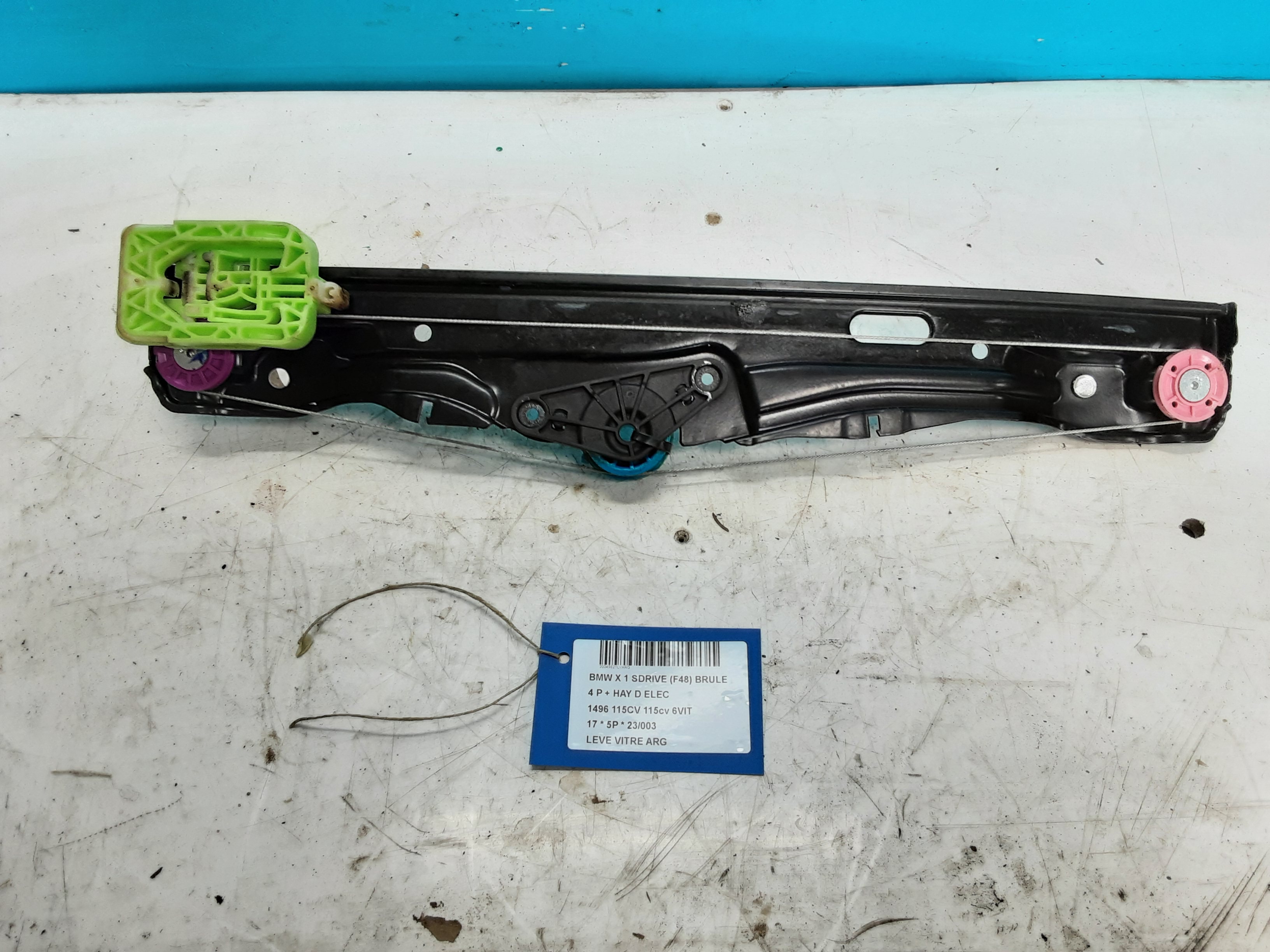 LEVE-VITRE DE PORTE ARRIERE GAUCHE Bmw X1 F48 09/15 - 7/19