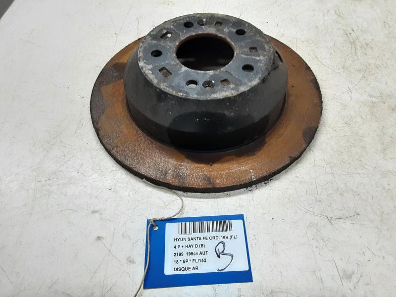 REAR BRAKE DISC Hyundai SANTE FE (4) FaceLift 10/16 - 3/21