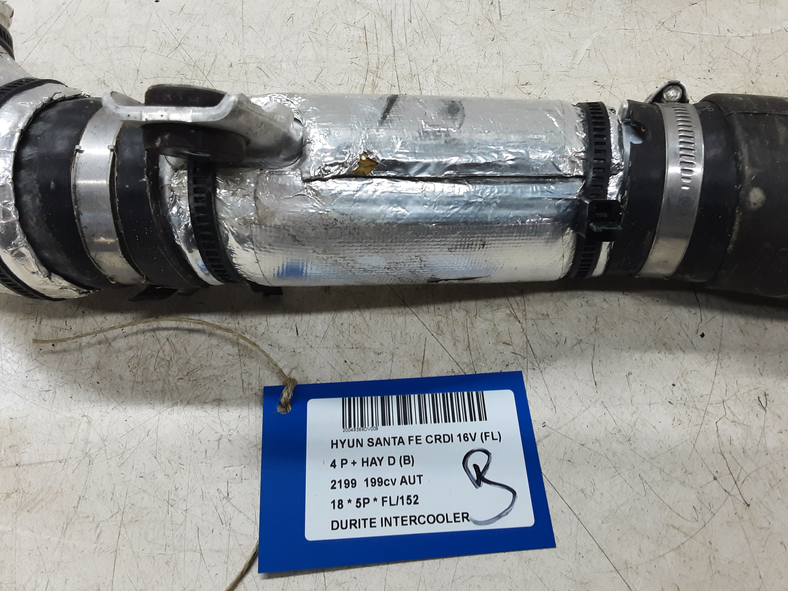 DURITE INTERCOOLER Hyundai SANTE FE (4) FaceLift 10/16 - 3/21