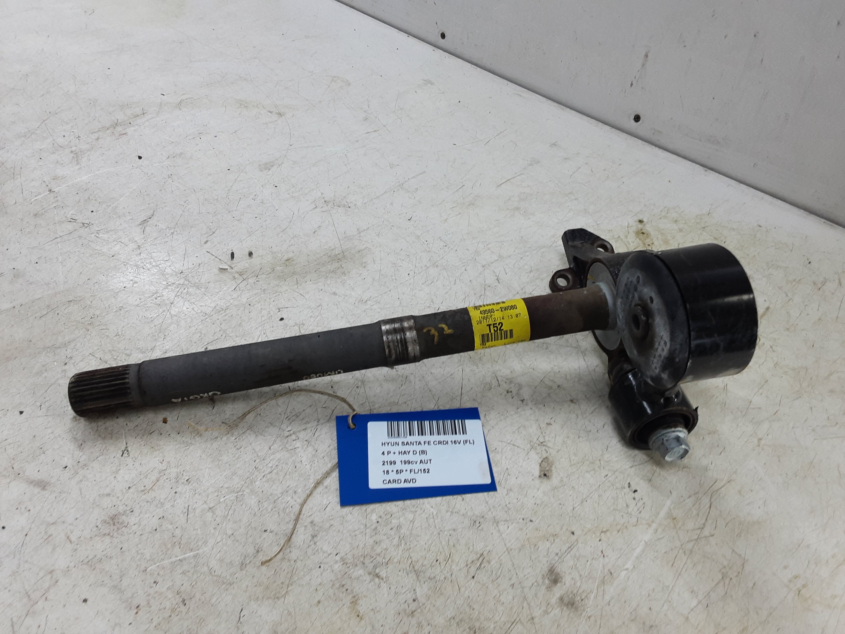 CARDAN AVANT DROIT Hyundai SANTE FE (4) FaceLift 10/16 - 3/21