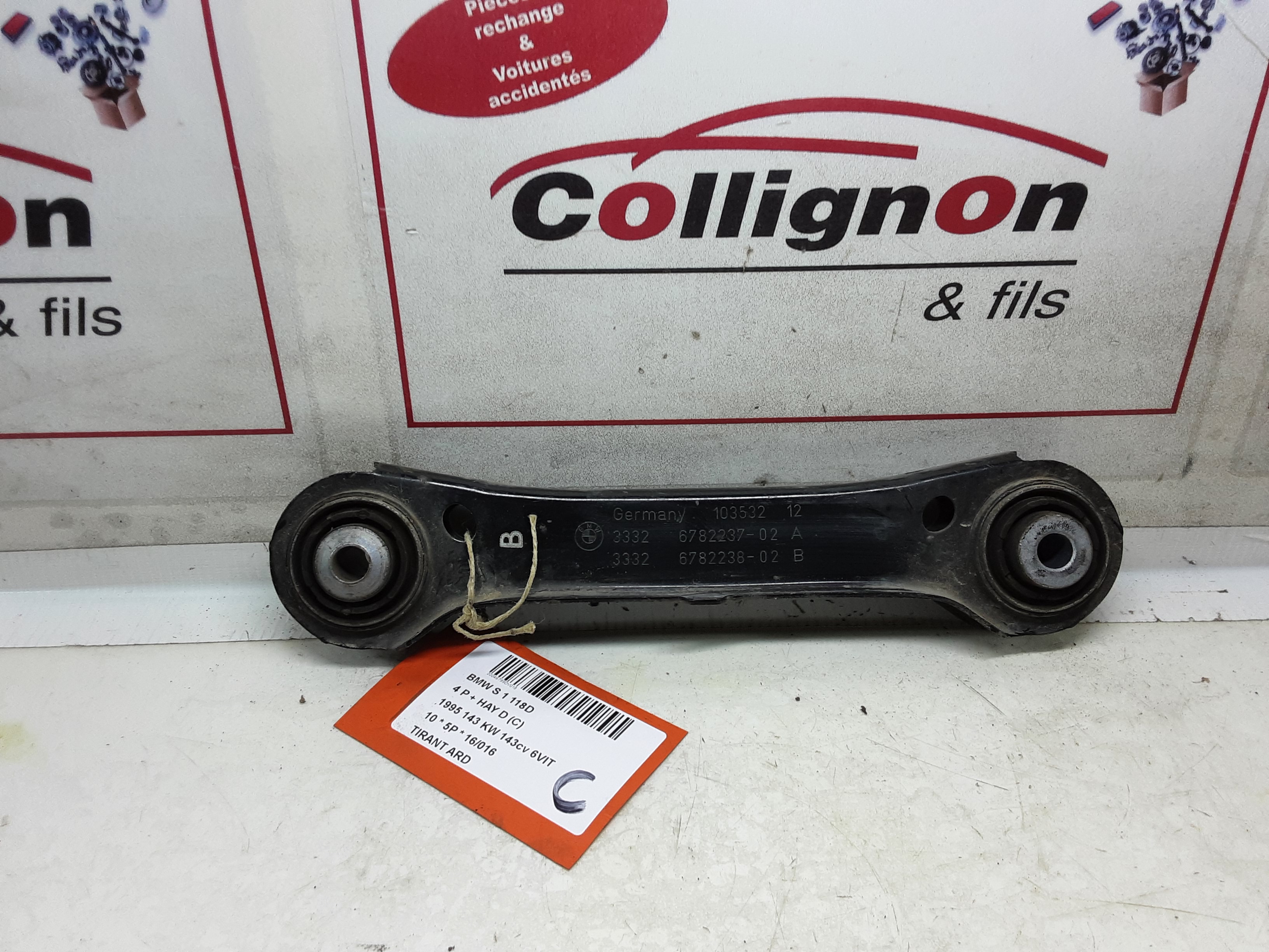 TIRANT ARRIERE DROIT Bmw 1 E81/87 4/07 - 12