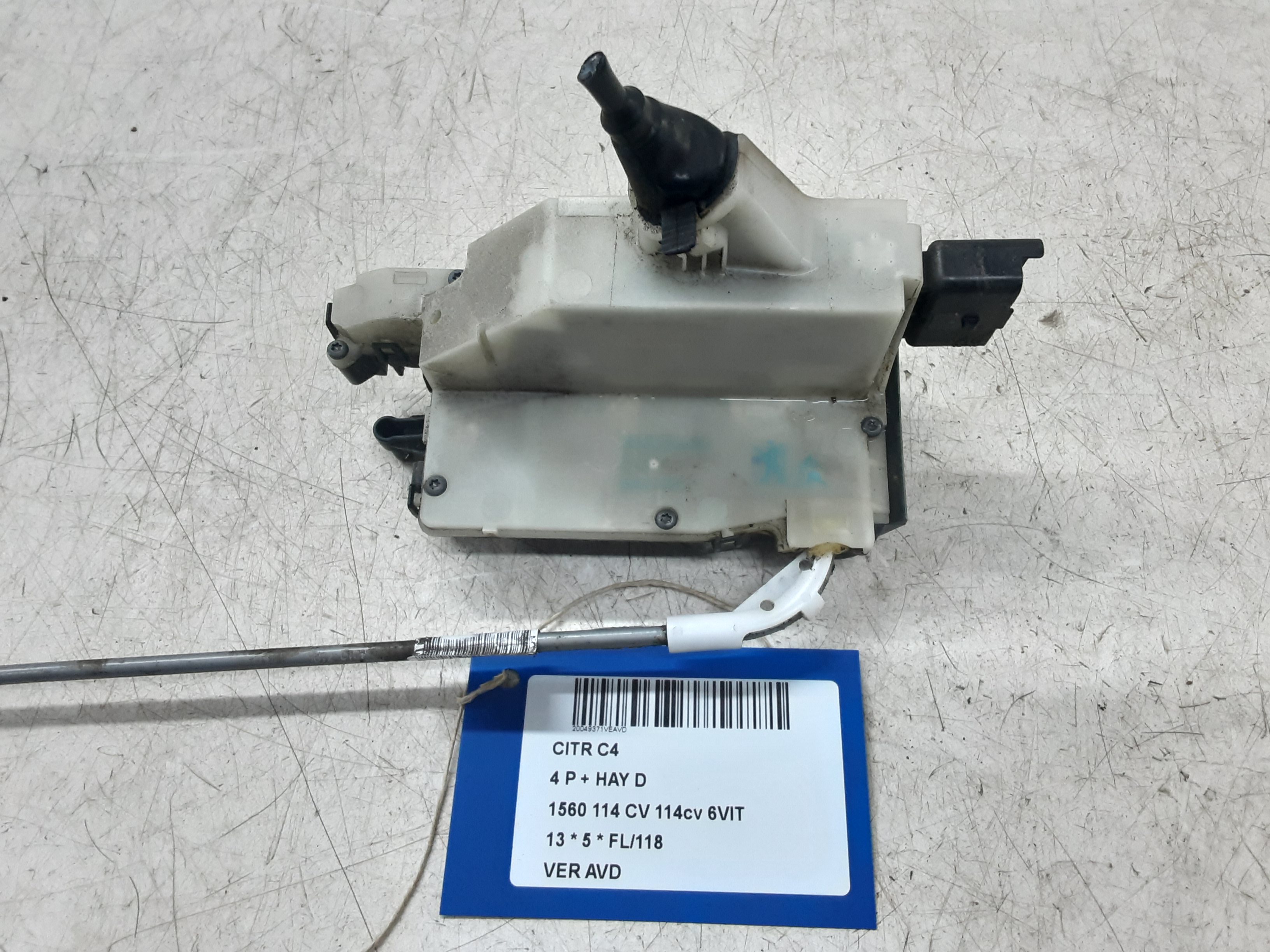 VERGRENDELING VOOR RECHTS Citroen C4 11/10-18