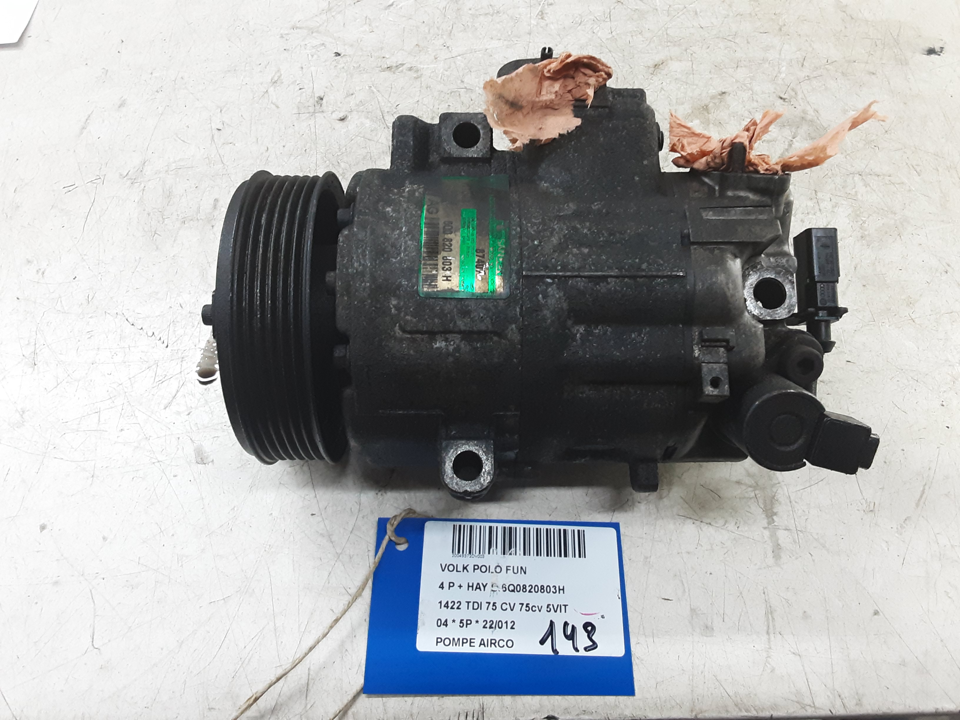 AIRCO POMP Vw POLO (9N) 2/02 - 4/05