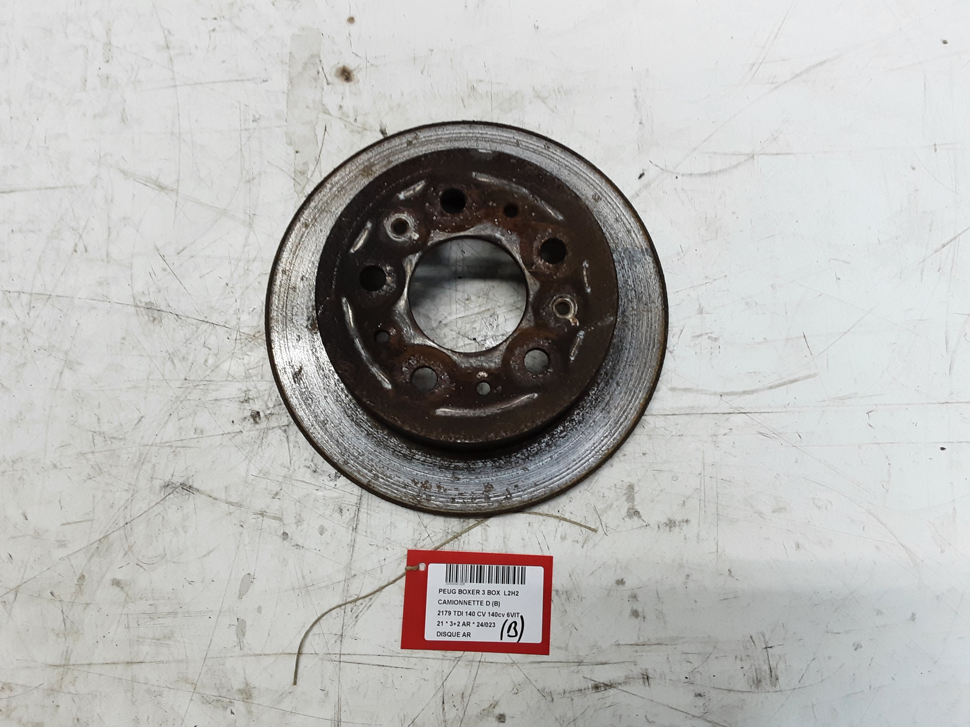 REMSCHIJF ACHTER Peugeot BOXER 14+