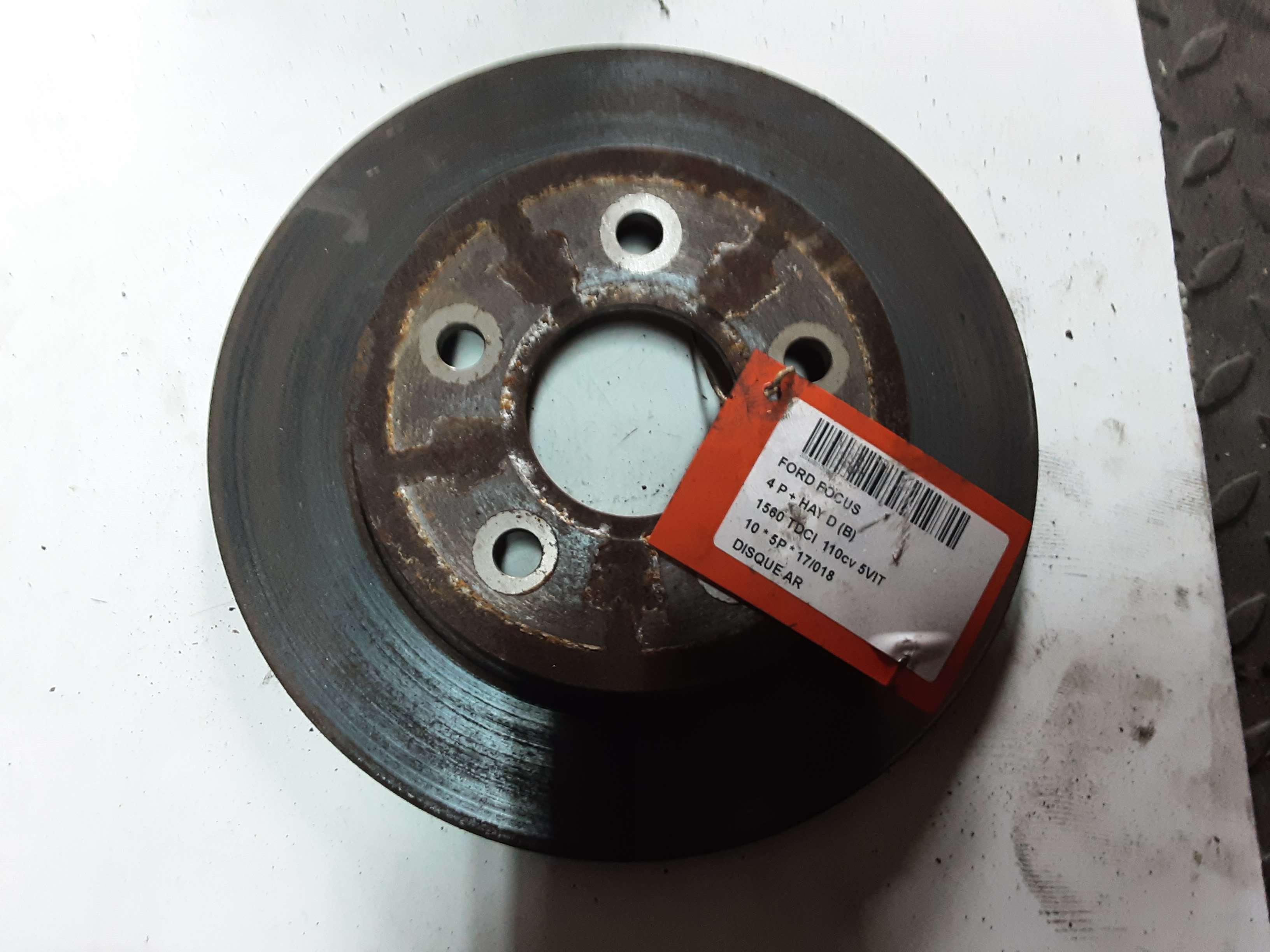 REMSCHIJF ACHTER Ford FOCUS (3) 08 - 02/11