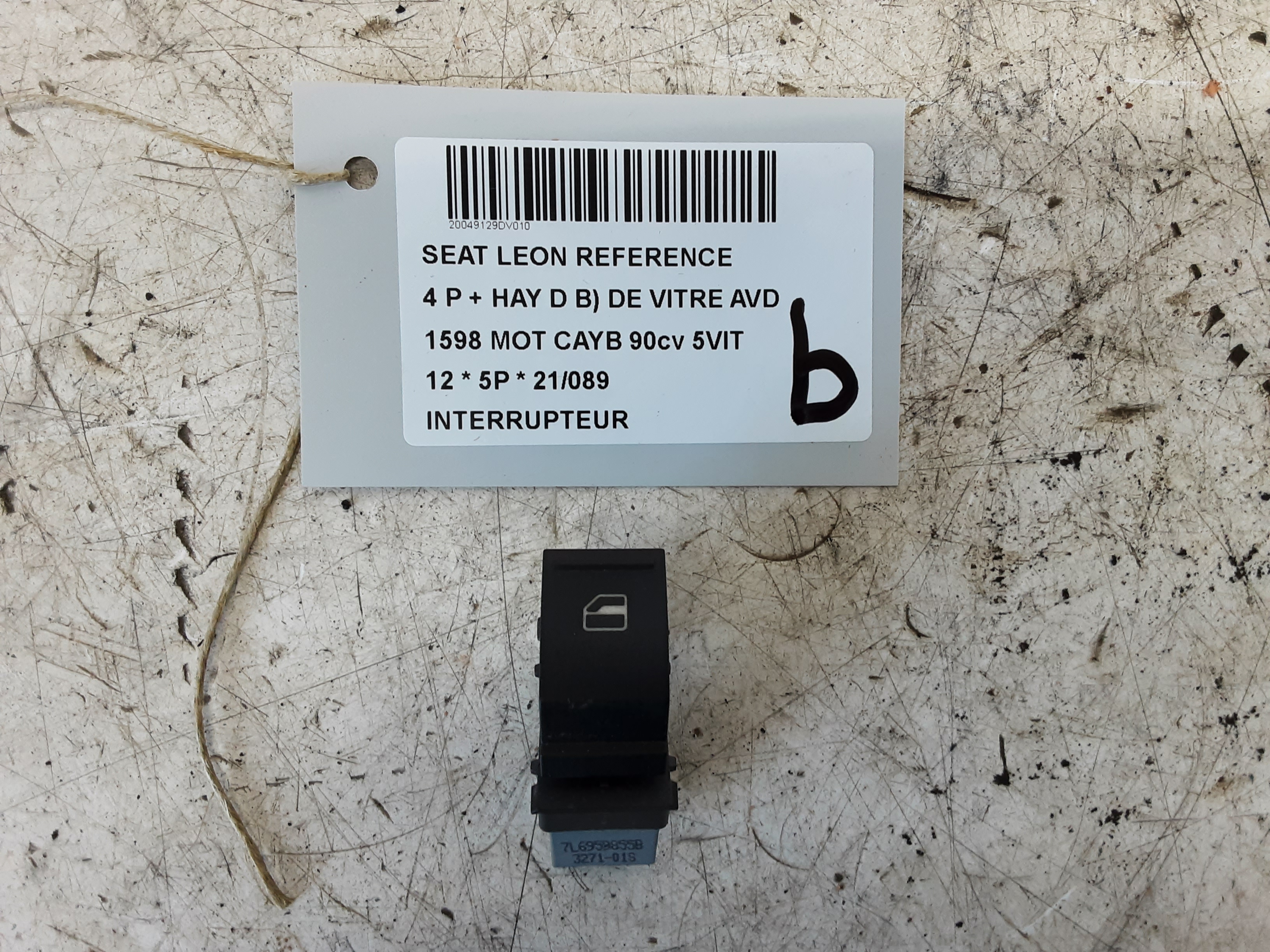 SCHAKELAAR Seat LEON (2) (1P)  9/05 - 12