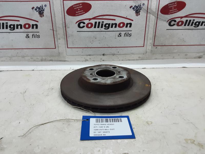 REMSCHIJF VOOR Toyota YARIS VERSO 00 - 05
