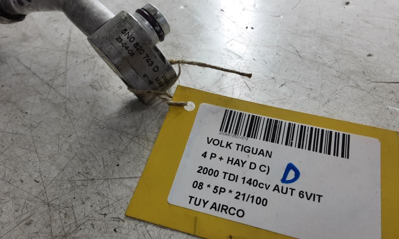 AIR CONDITIONING LINE Vw TIGUAN (1) 10/07 - 06/11